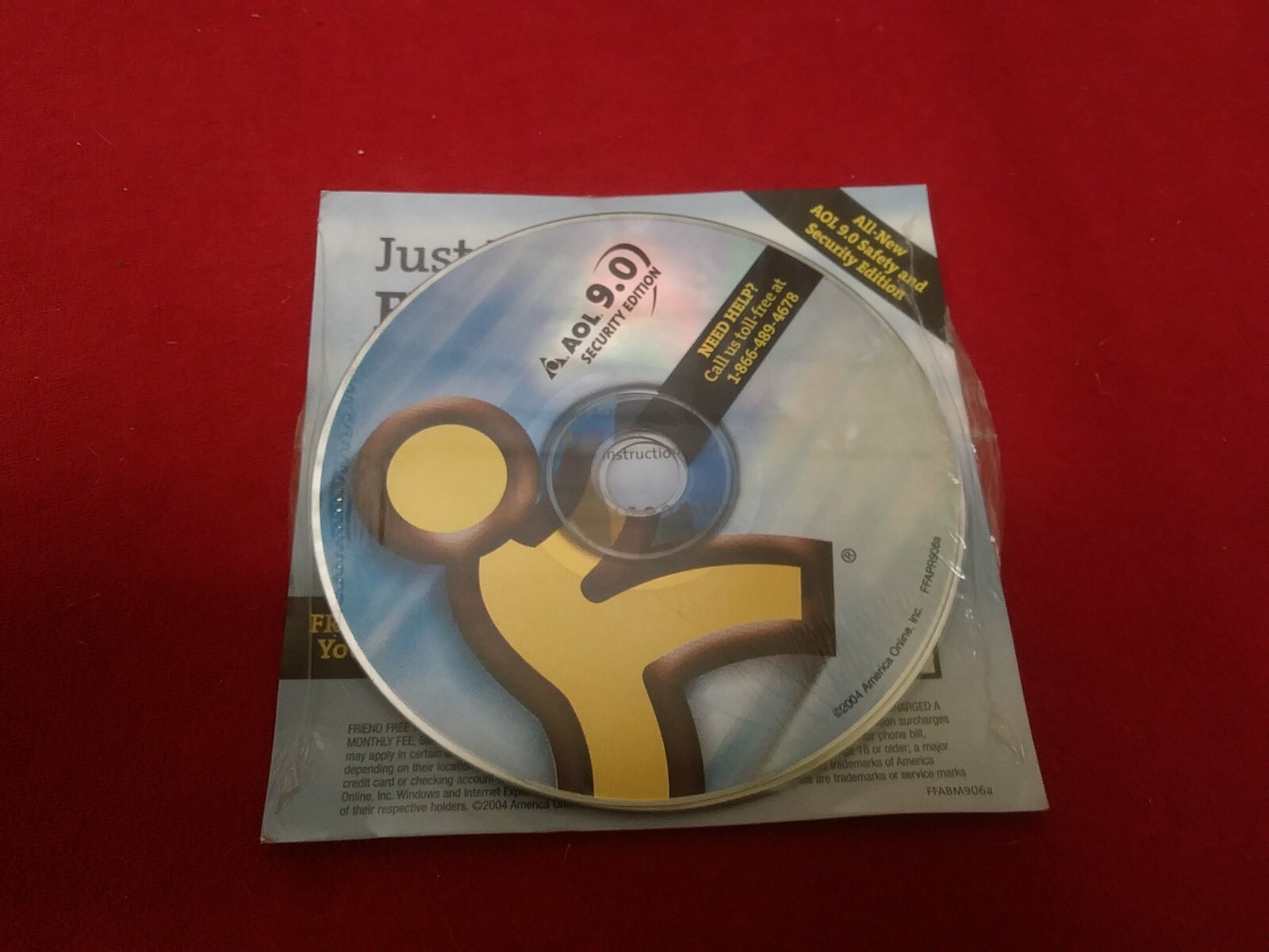 Vintage AOL AMERICA ONLINE Version 9.0 Security Edition CD-ROM 2004 Sealed