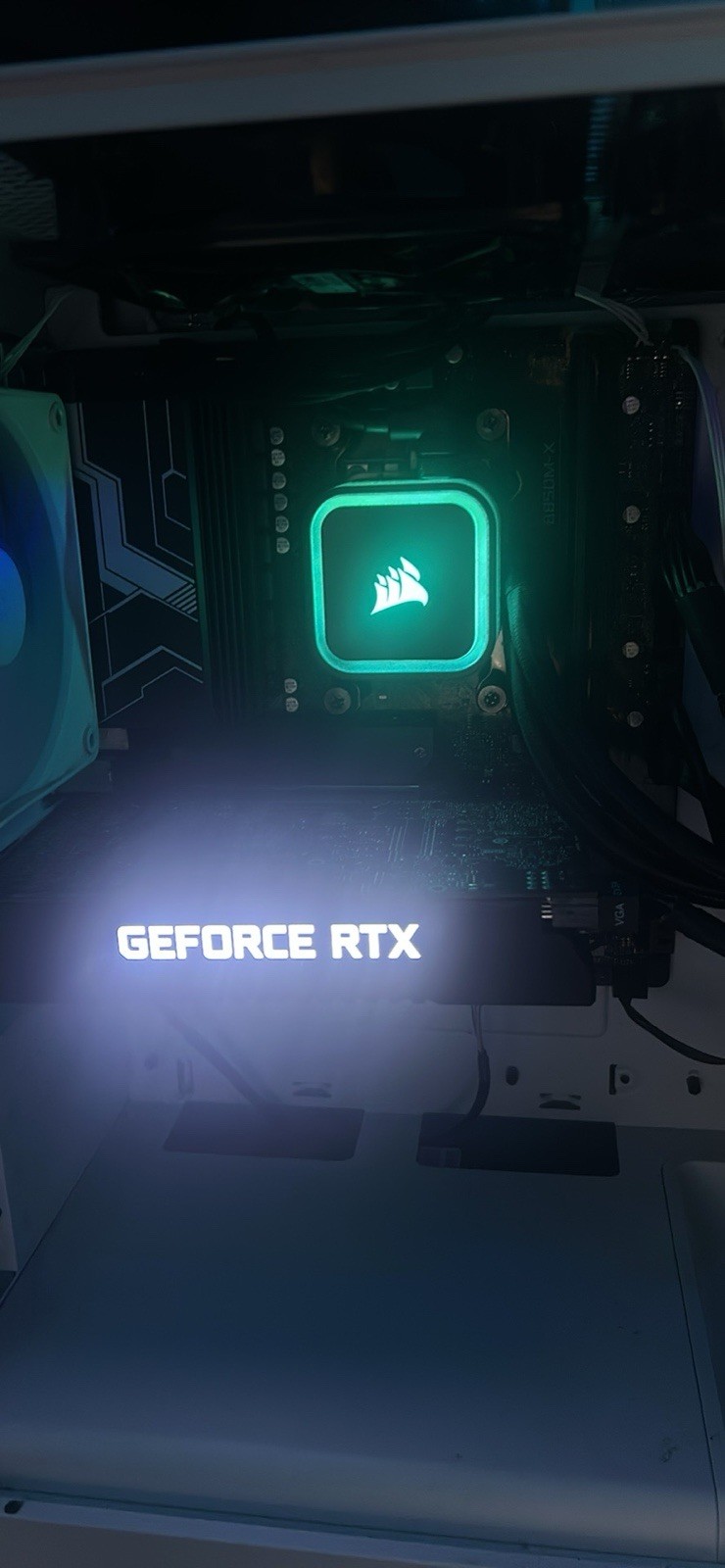 Custom/Whitebox Gaming Desktop Tower PC NVIDIA GeForce RTX White RGB Lighting