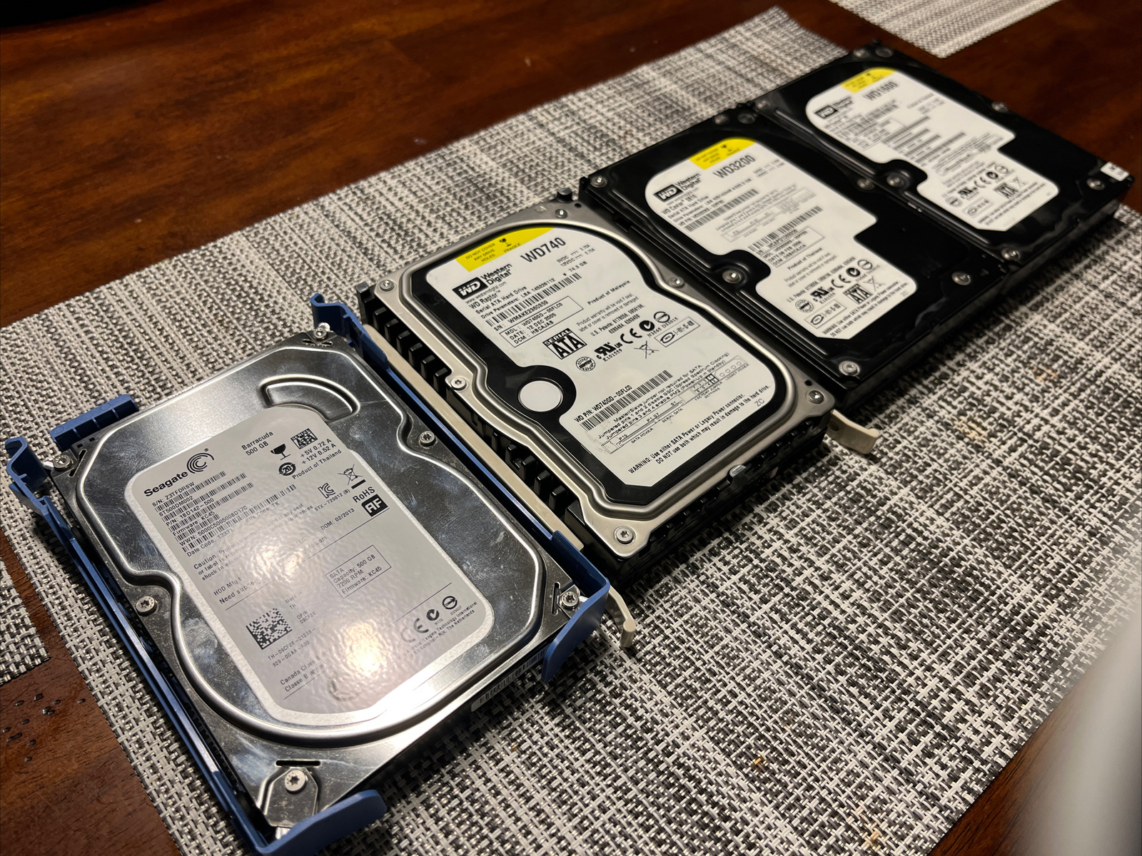 Seagate,Western digital Hard Drives, Bundle