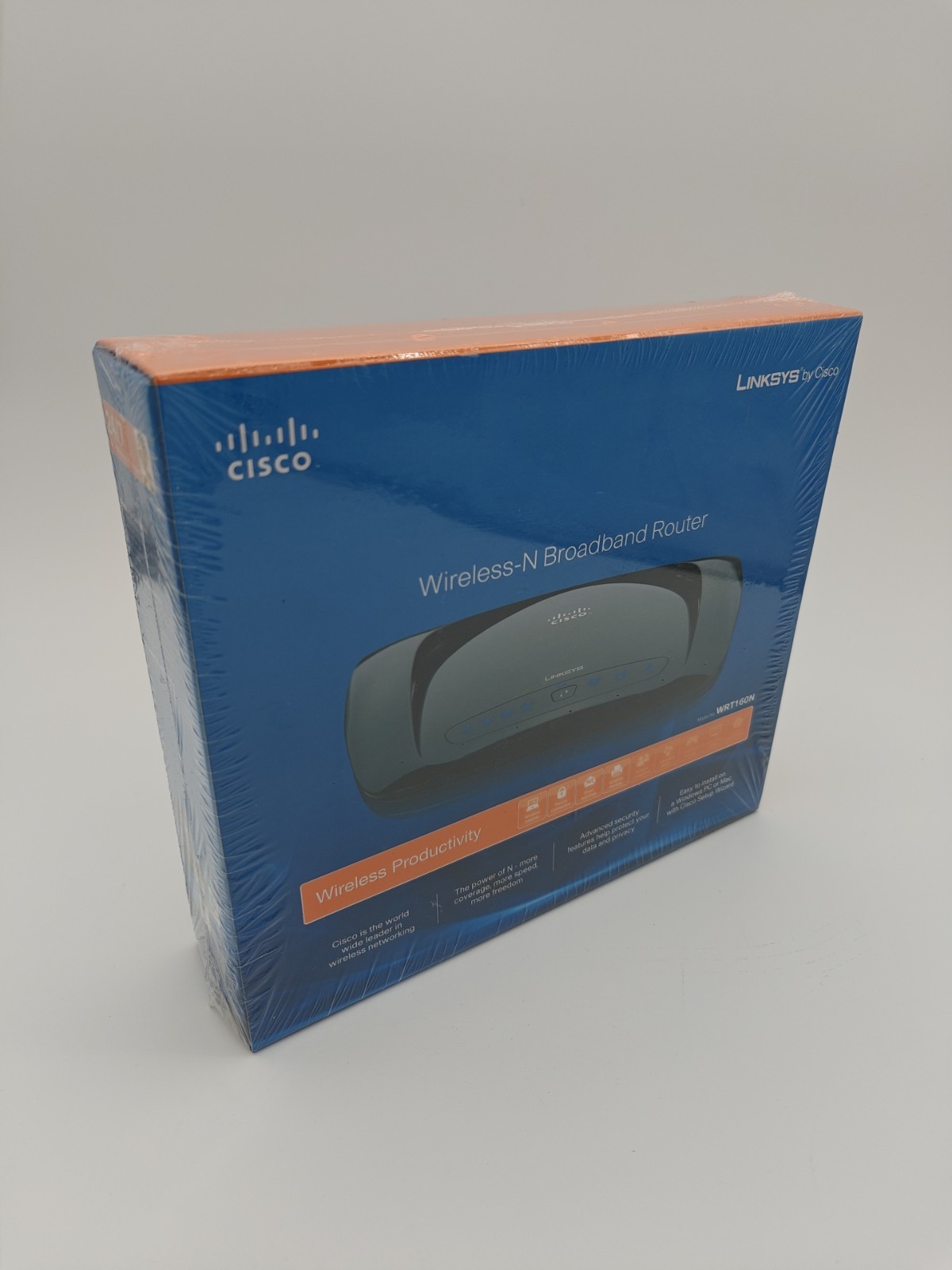Linksys Cisco WRT160N Wireless-N Broadband WiFi Router Factory Sealed New NIB