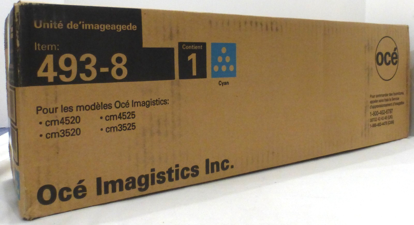 Oce 493-8 Cyan Imaging Unit for CM3520 CM4520 CM3525 Copier Printer, NEW