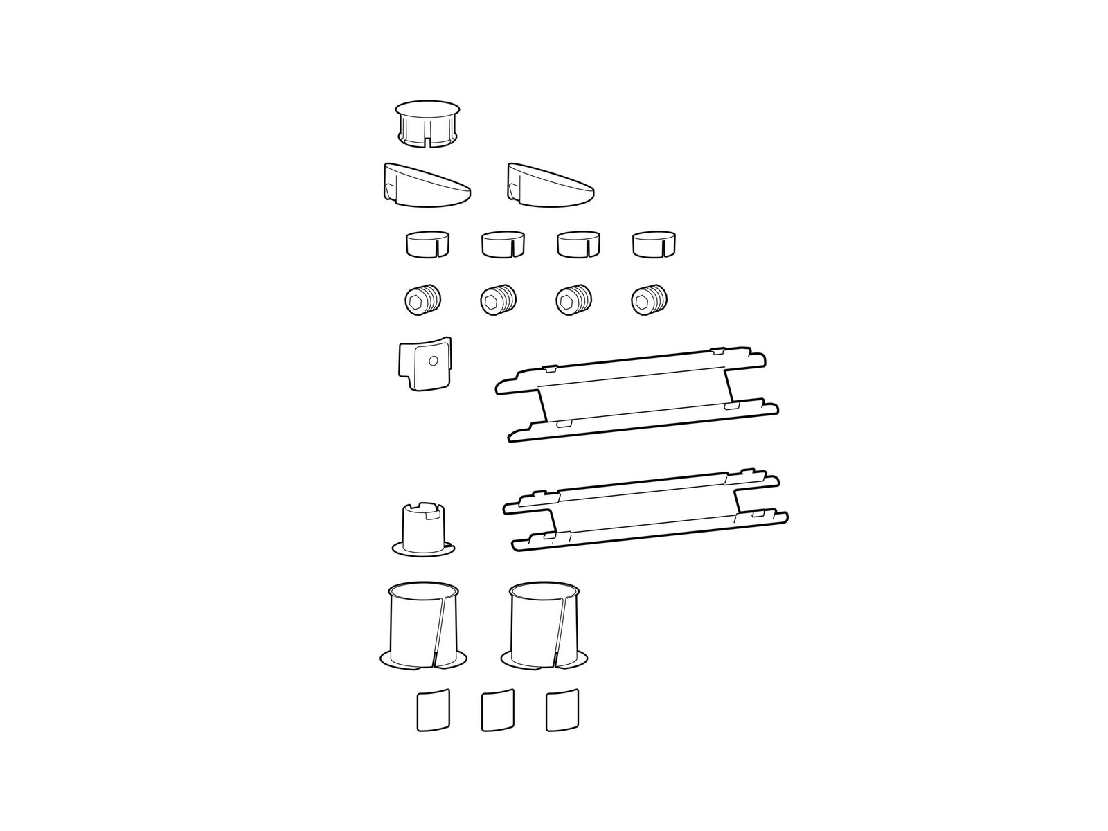 Ergotron 98-743-632 Spare Parts Kit for LX Pro Desk (98743632)