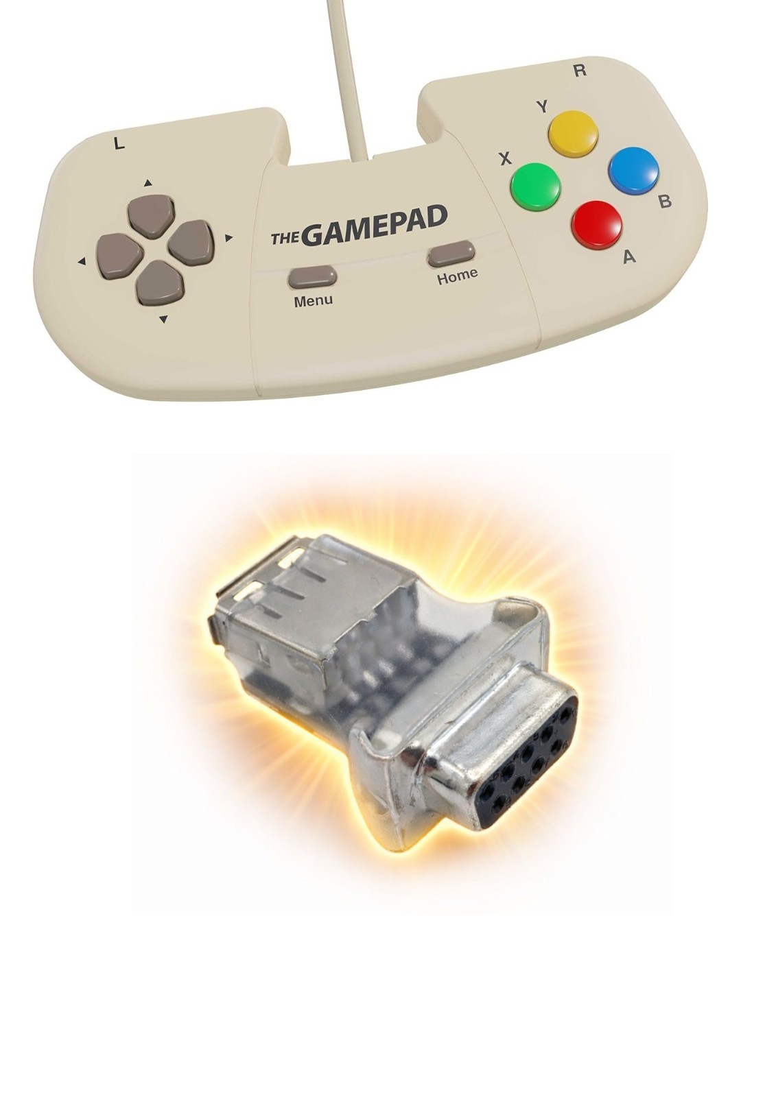 Amiga USB GAMEPAD adapter with Jump Button + CD32 Game Support
