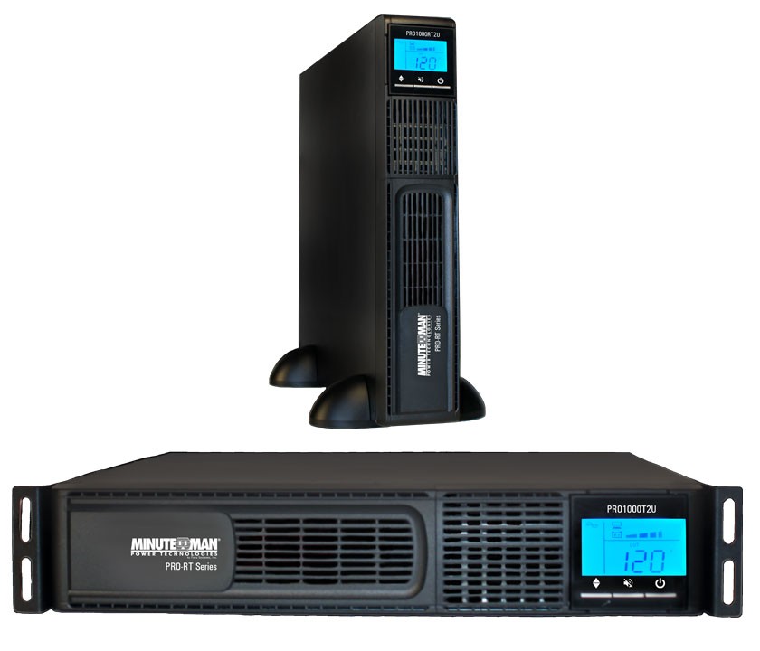 MINUTEMAN UPS LINE INTERACTIVE 1500VA 1050 WATTS UPS PRO1500RT2U UPC 78475515...