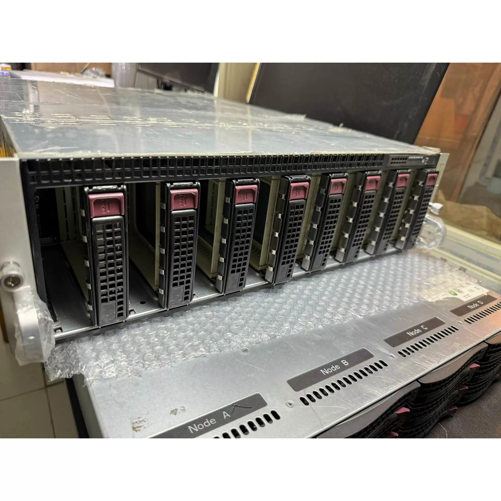 Supermicro 5039MS-H8TRF 8x Node Server 16X3.5"/8X E3-1280 V5 4C 3.7G/16X16G RAM