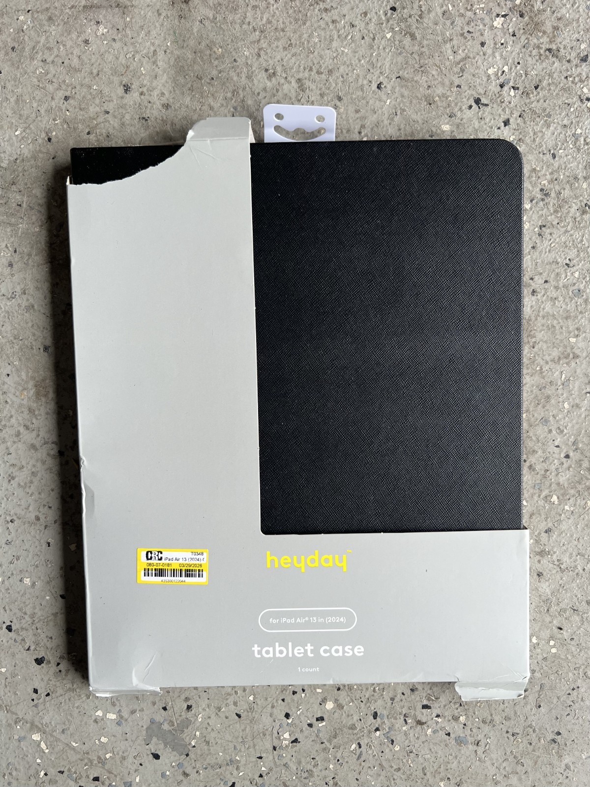 heyday Tablet Case for iPad Air 13" (2024) - Black Saffiano FAST SHIPPING