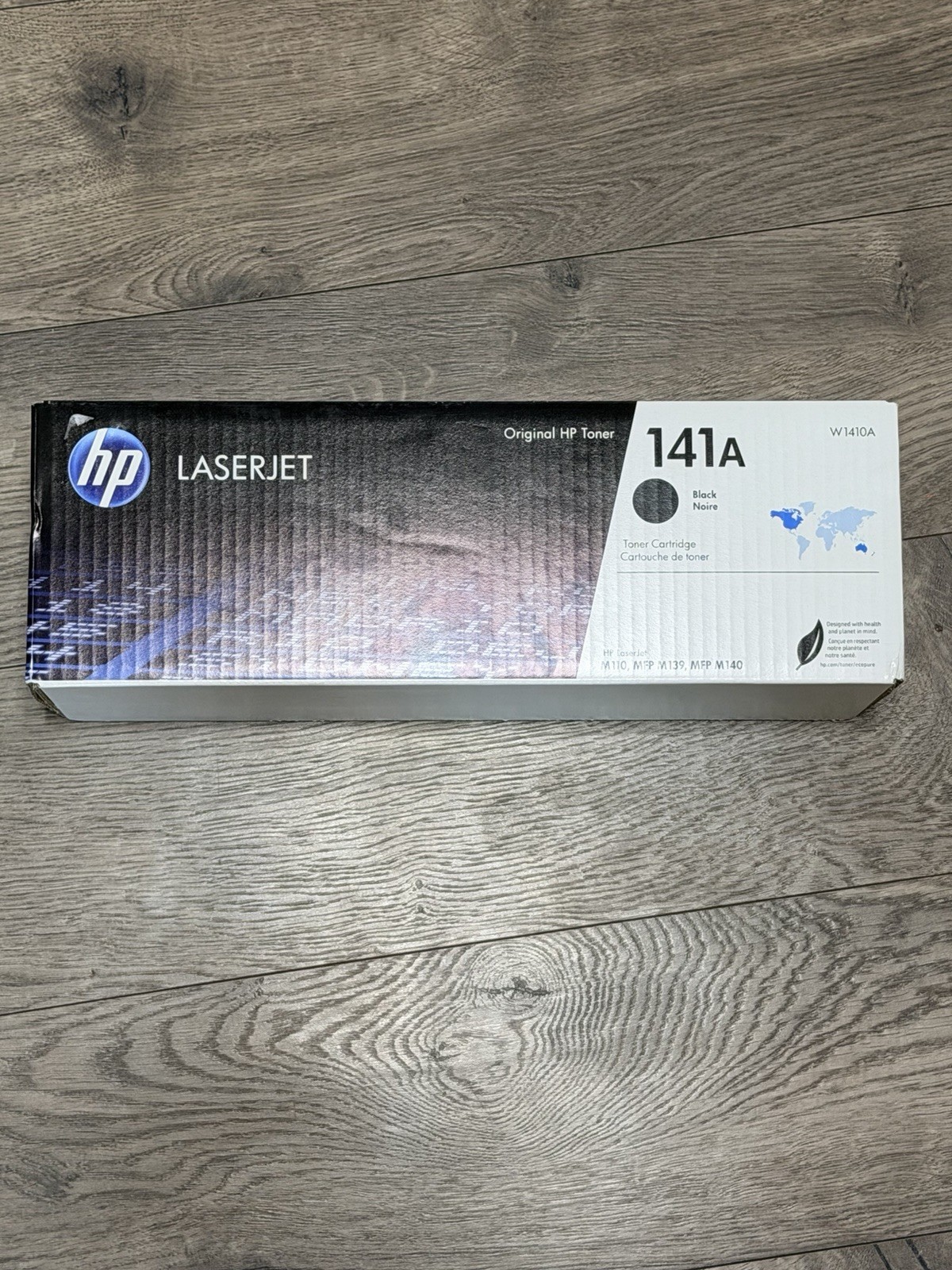 HP Genuine 141A Black Toner Cartridge W1410A New Factory Sealed
