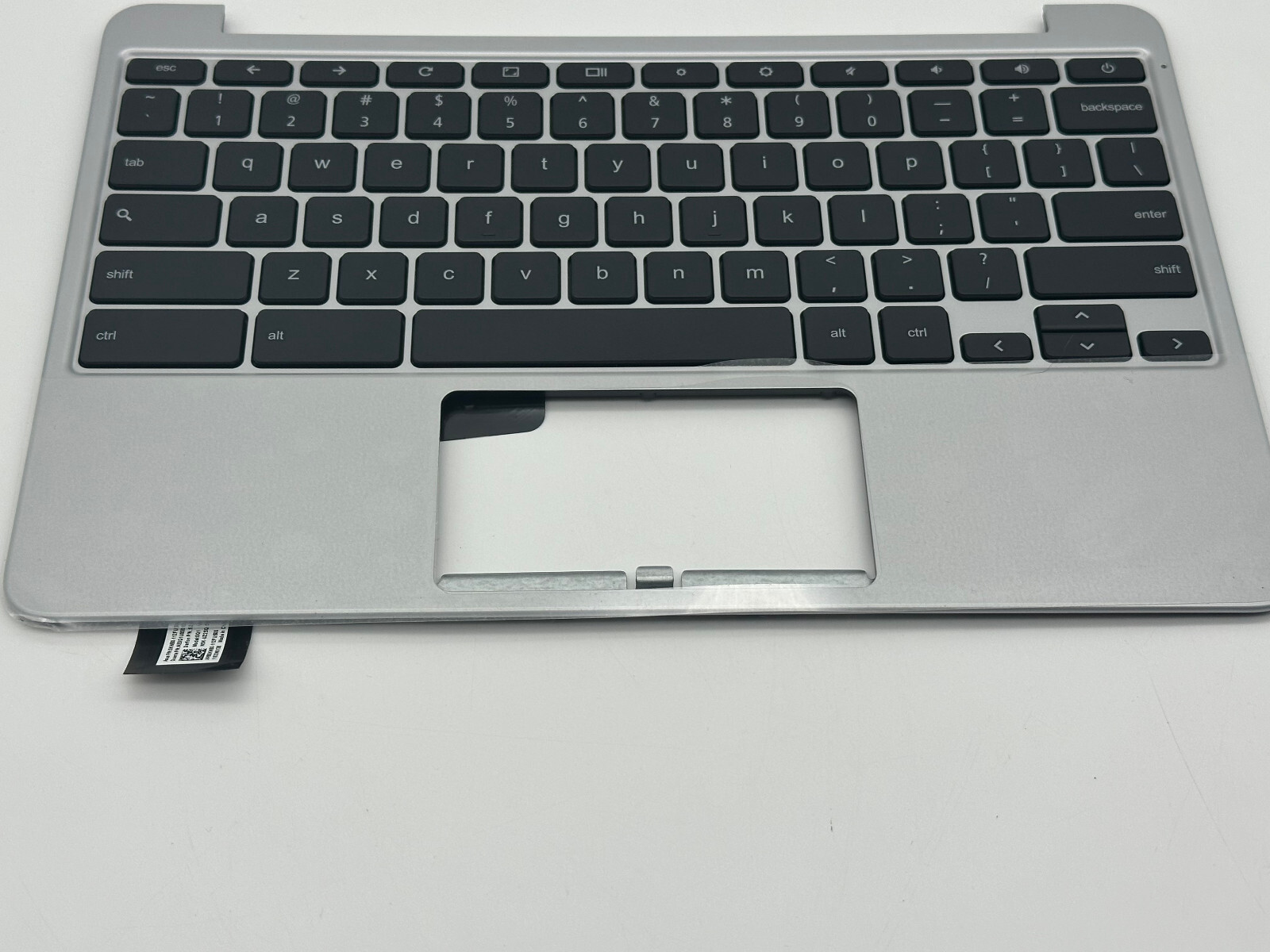 Silver Palmrest keyboard for Asus Chromebook C201PA 90NL0912-US0