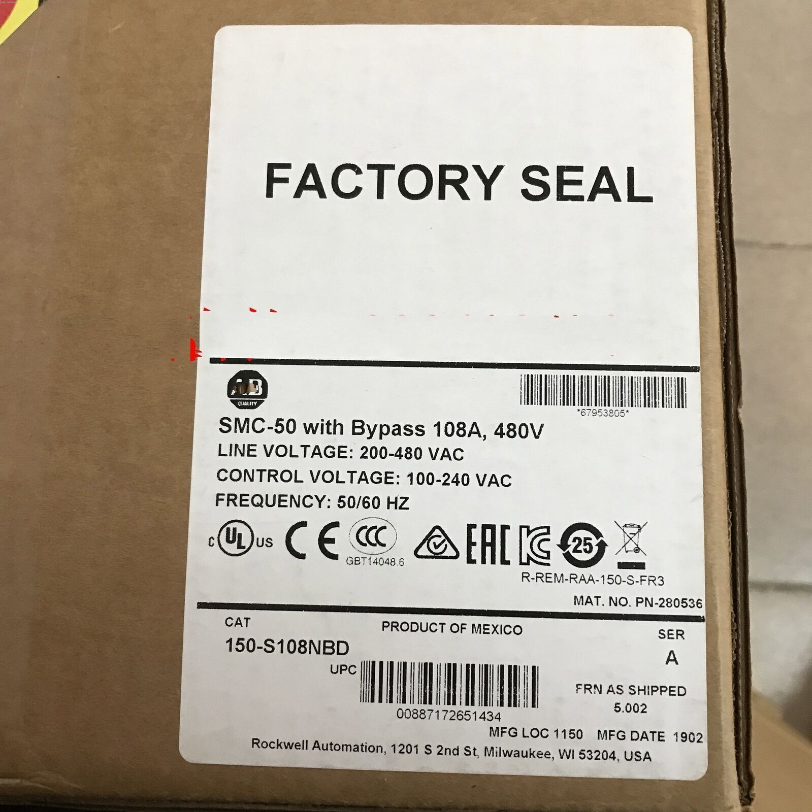 New with Unopened box AB150-S108NBD  AB
