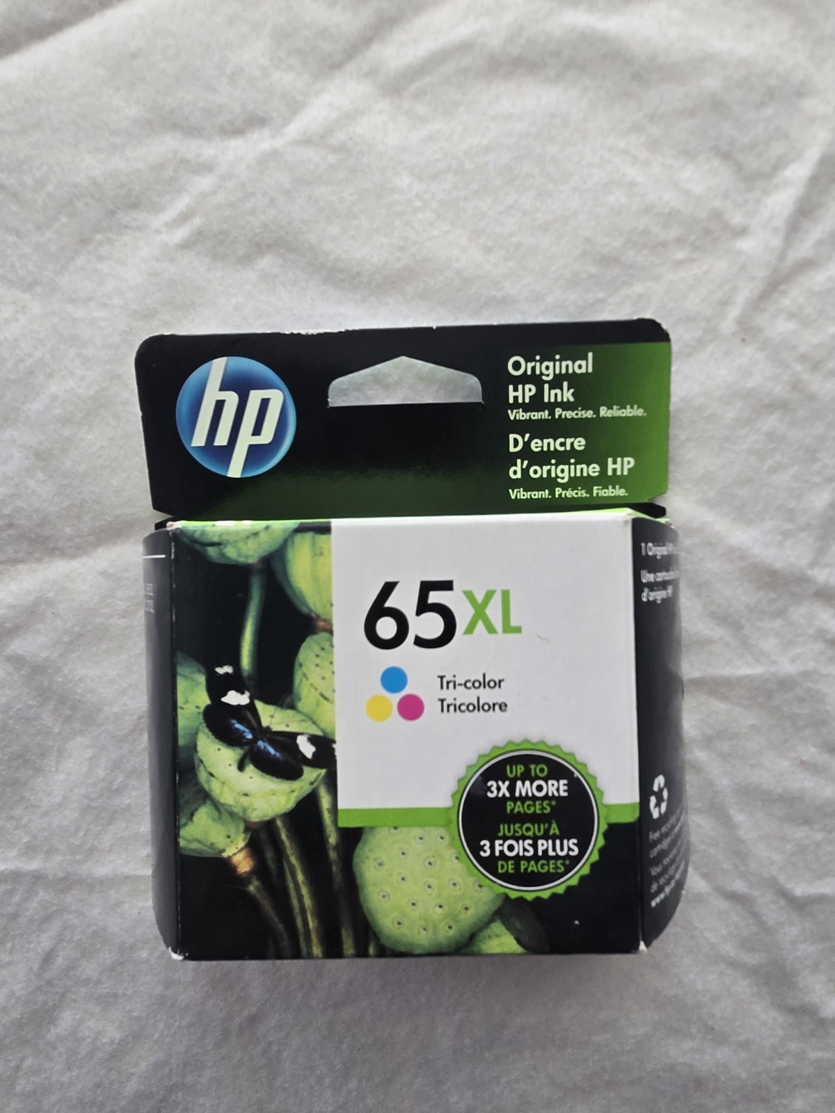Genuine HP 65 XL Tri-color Cartridge SEALED exp MAY 2020