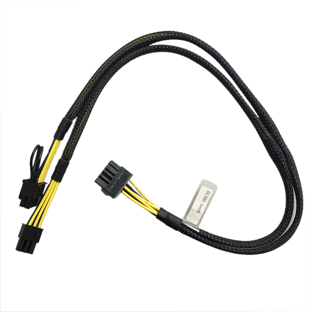New GPU Graphics Card Power Supply Cable For HP DL380 G8 10pin to 6+8pin