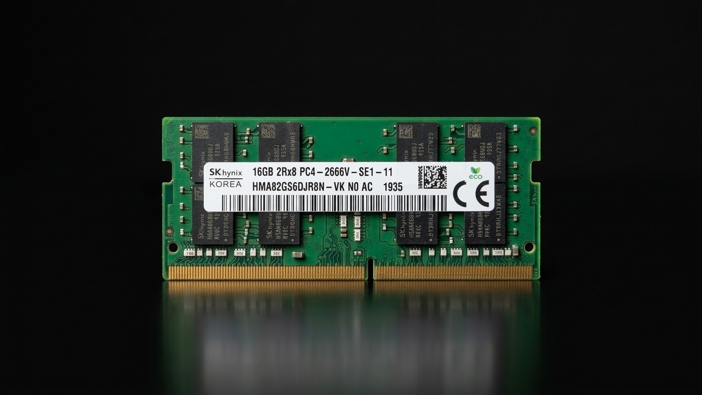 SK Hynix 16GB PC4- 2666 PC4-21300 2Rx8 Laptop SODIMM RAM HMA82GS6DJR8N-VK