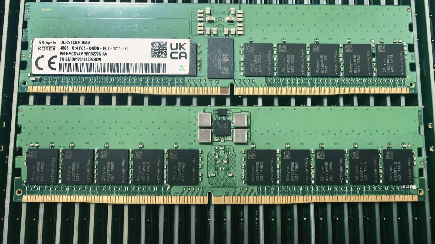 17PCS SK hynix 48G 6400mhz RDIMM DDR5 1Rx4 PC5-6400B-RC1-1211-XT HMCGY4MHBRB272N