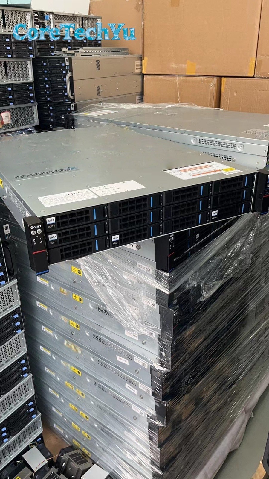 AMD EPYC 7532 x2+GOOXI dual server SR201-D12R/- NV combination No RAM / Disk-//