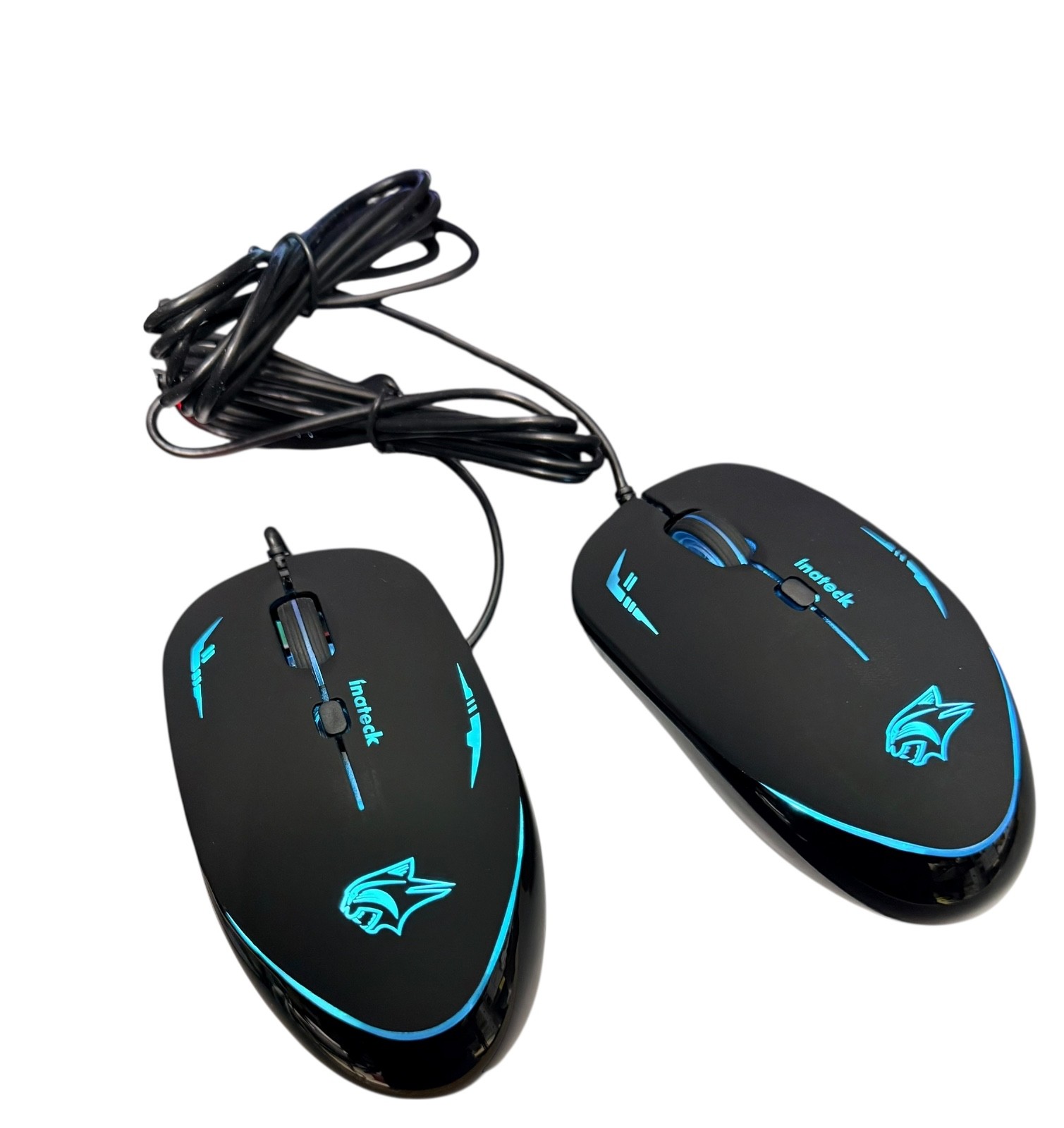 NEW Lot-2 Inateck Corded Mouse DPI 800 Blue MS1002