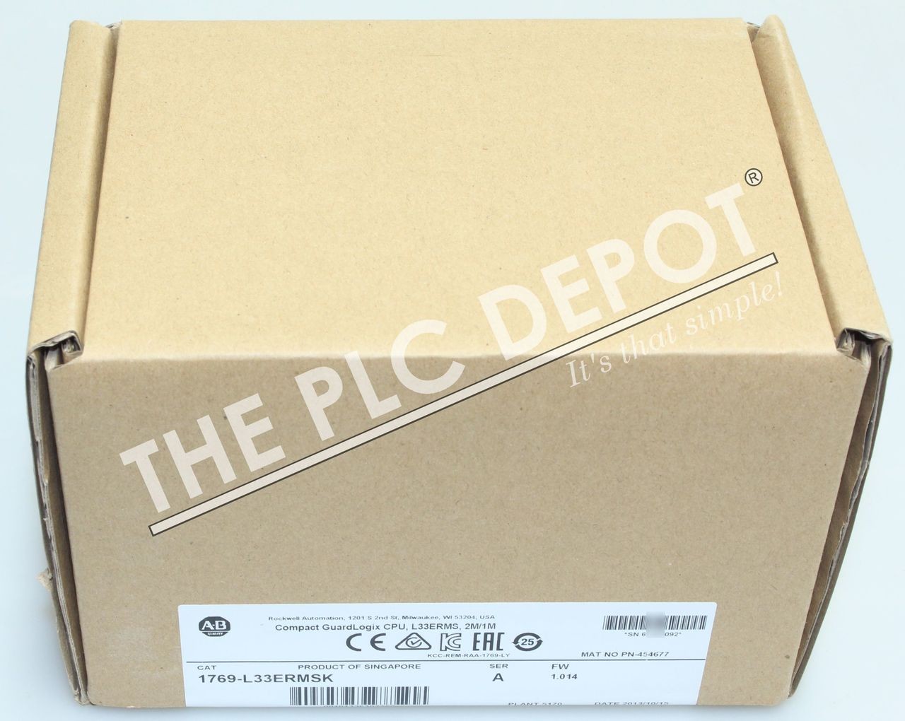 NEW SEALED Allen Bradley 1769-L33ERMSK Ethernet Conformal Coating (L33ERMS)
