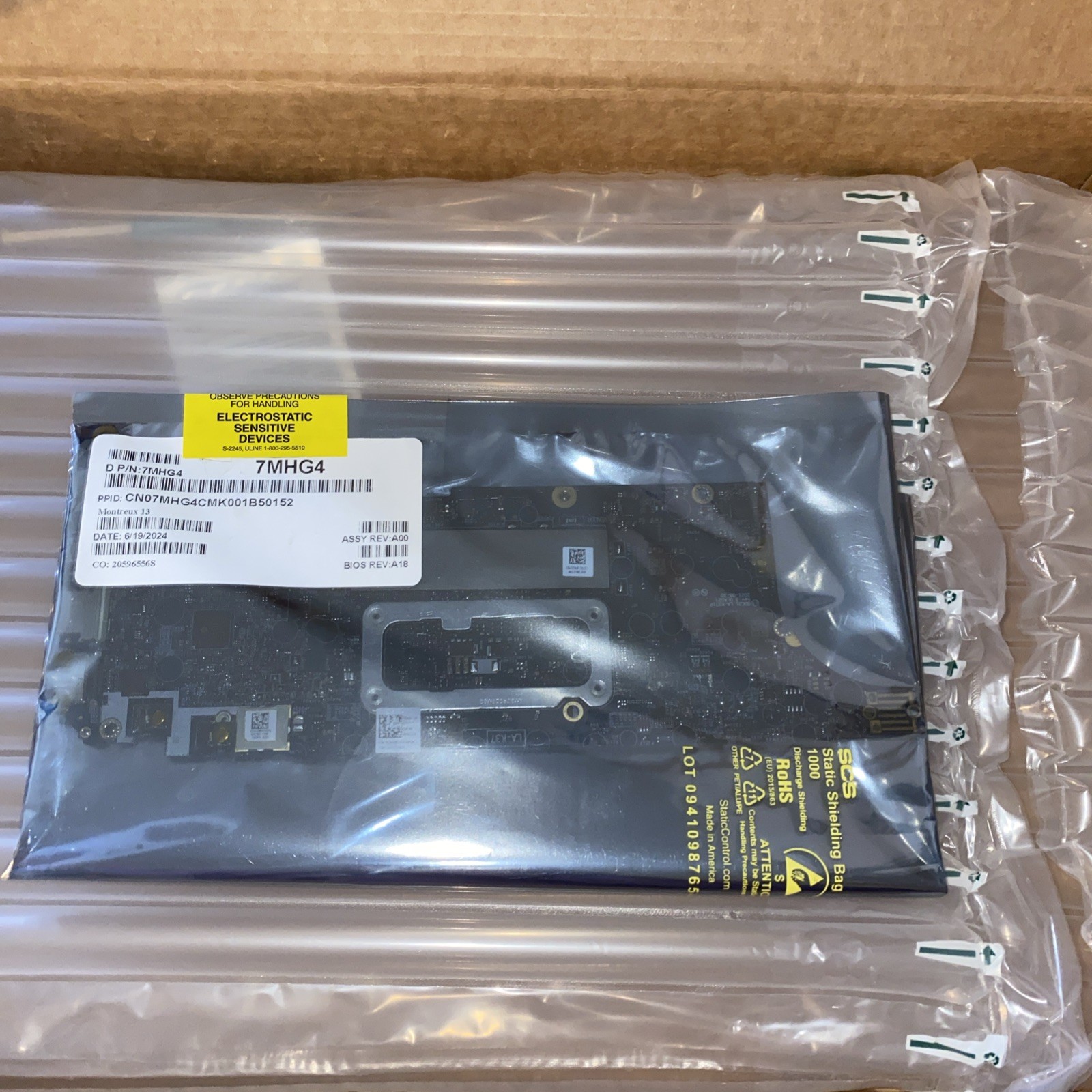 BRAND NEW - Dell Latitude 7320 Motherboard 07MHG4 7MHG4 i7 11th Gen 16GB DDR4