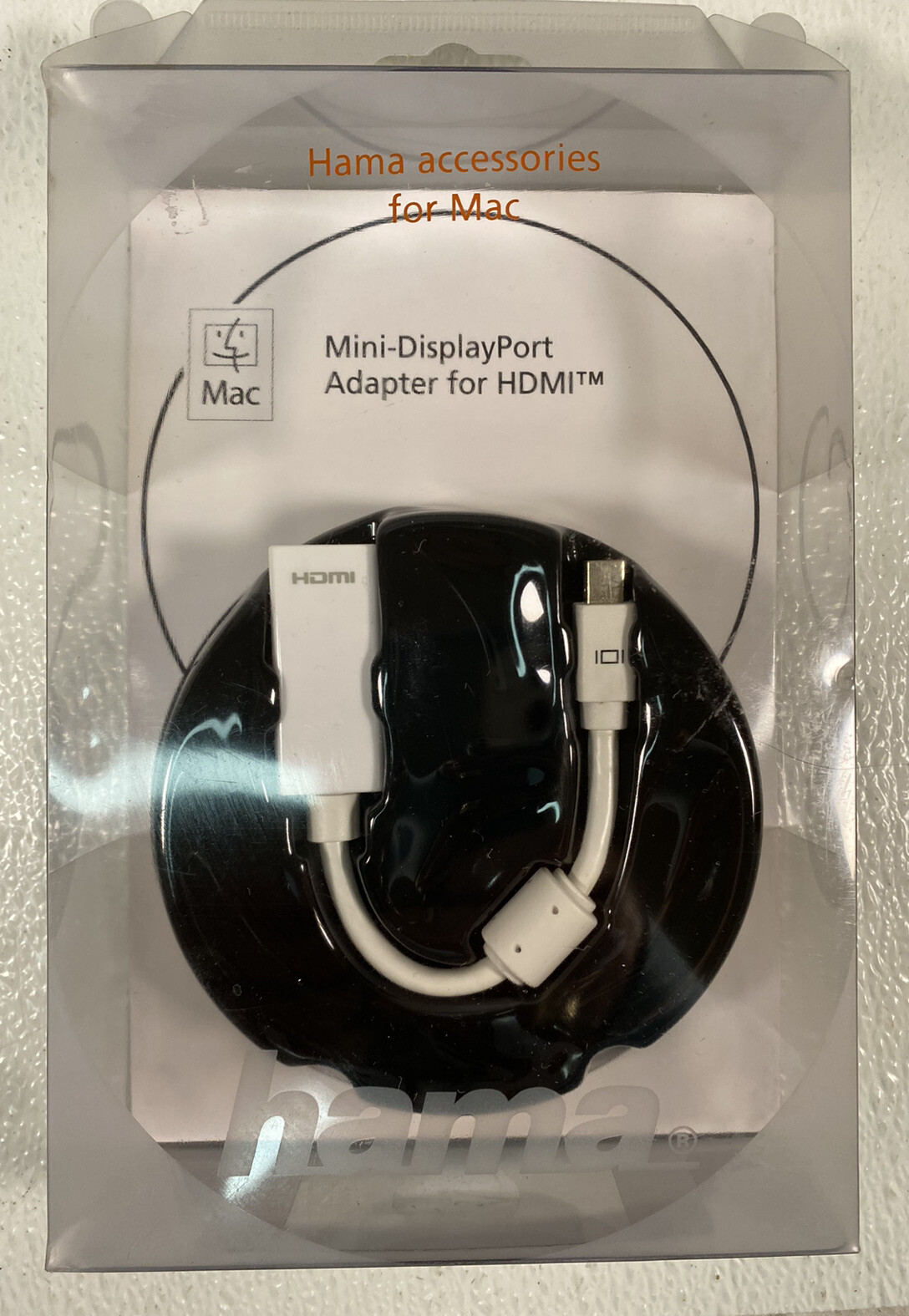 hama 00053246 Mini DisplayPort Adapter for HDMI™ Full HD (White) NEW