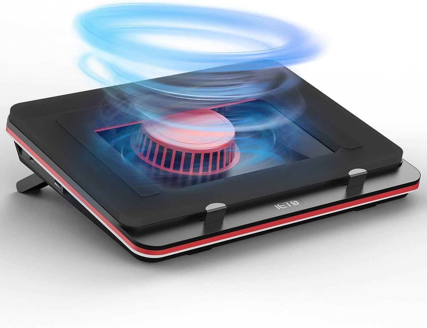 IETS GT500 Laptop Cooling Pad 5000RPM Turbo Fan 13-17.3in Cooler 3 USB Hub