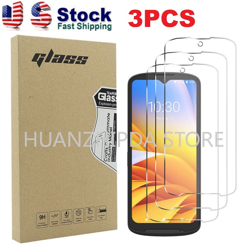 US 3-PACK Tempered Glass Screen Protector for Zebra TC15 Screen Protection lots