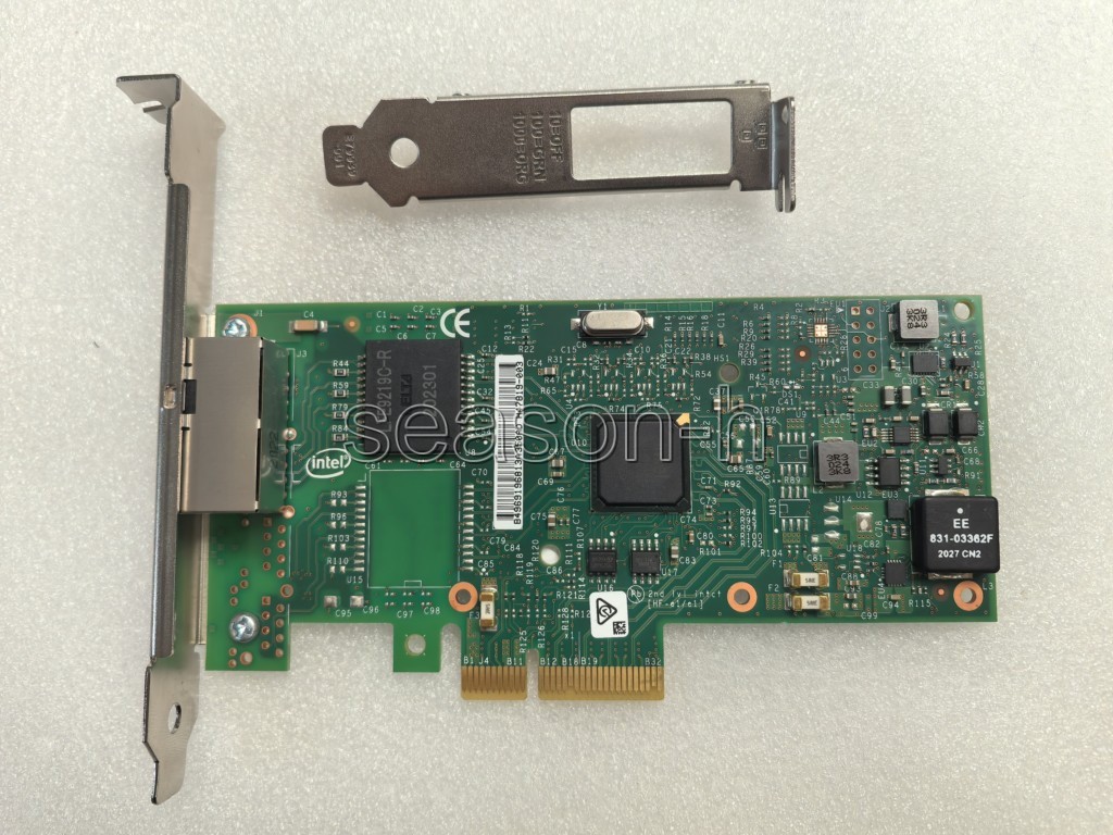 Intel I350-T2 I350AM4 I350T2V2BLK Dual Port 1Gbs Network Adapter Blue Label