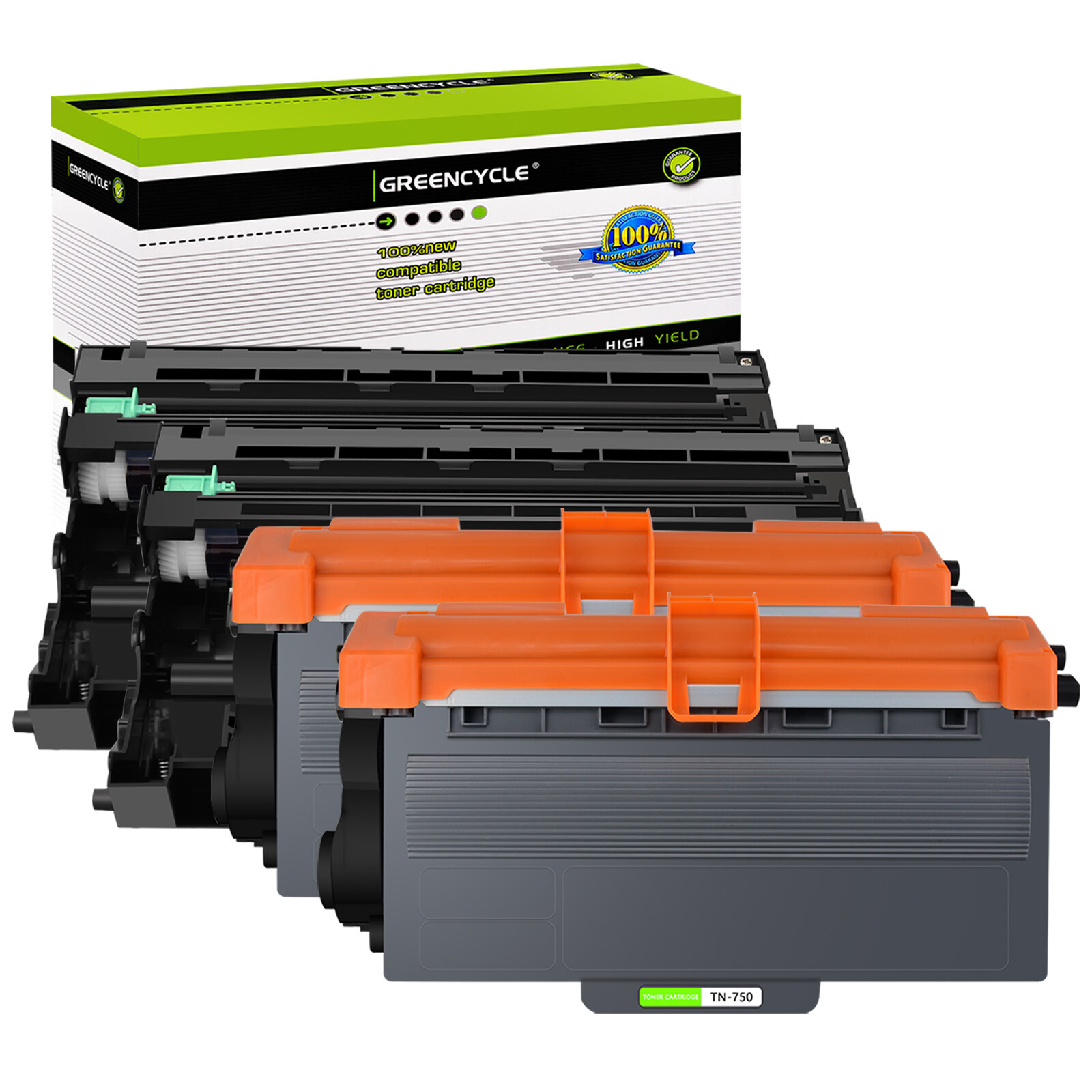 2× TN750 Toner & 2× DR720 Drum Work Brother HL-6180DWT MFC-8710DW 8510DN 8515DN
