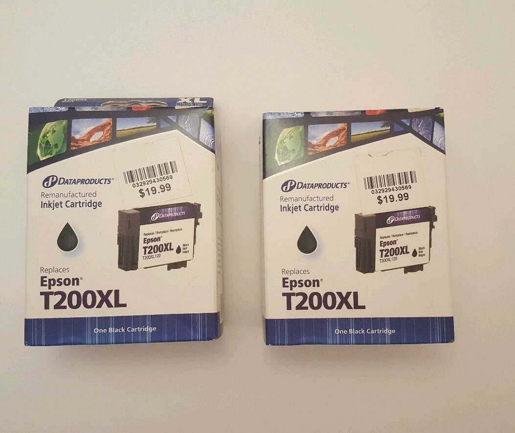 DATAPRODUCTS Epson t200 XL BLACK INK CARTRIDGE-REMANUFACTURED Sealed in box