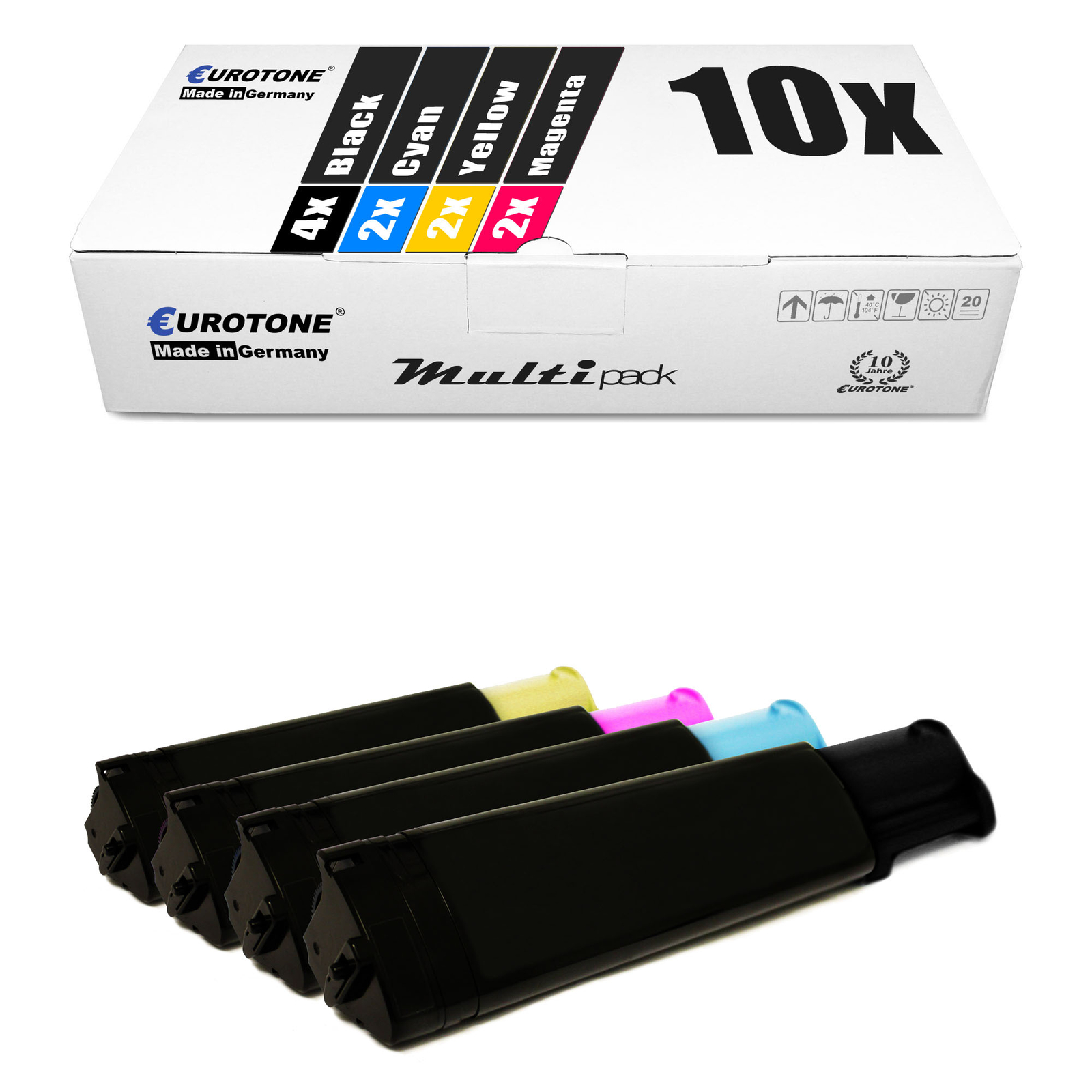 10X Eurotone Eco Toner Alternative For Epson Aculaser CX11-NFCT CX11-N CX11-NF
