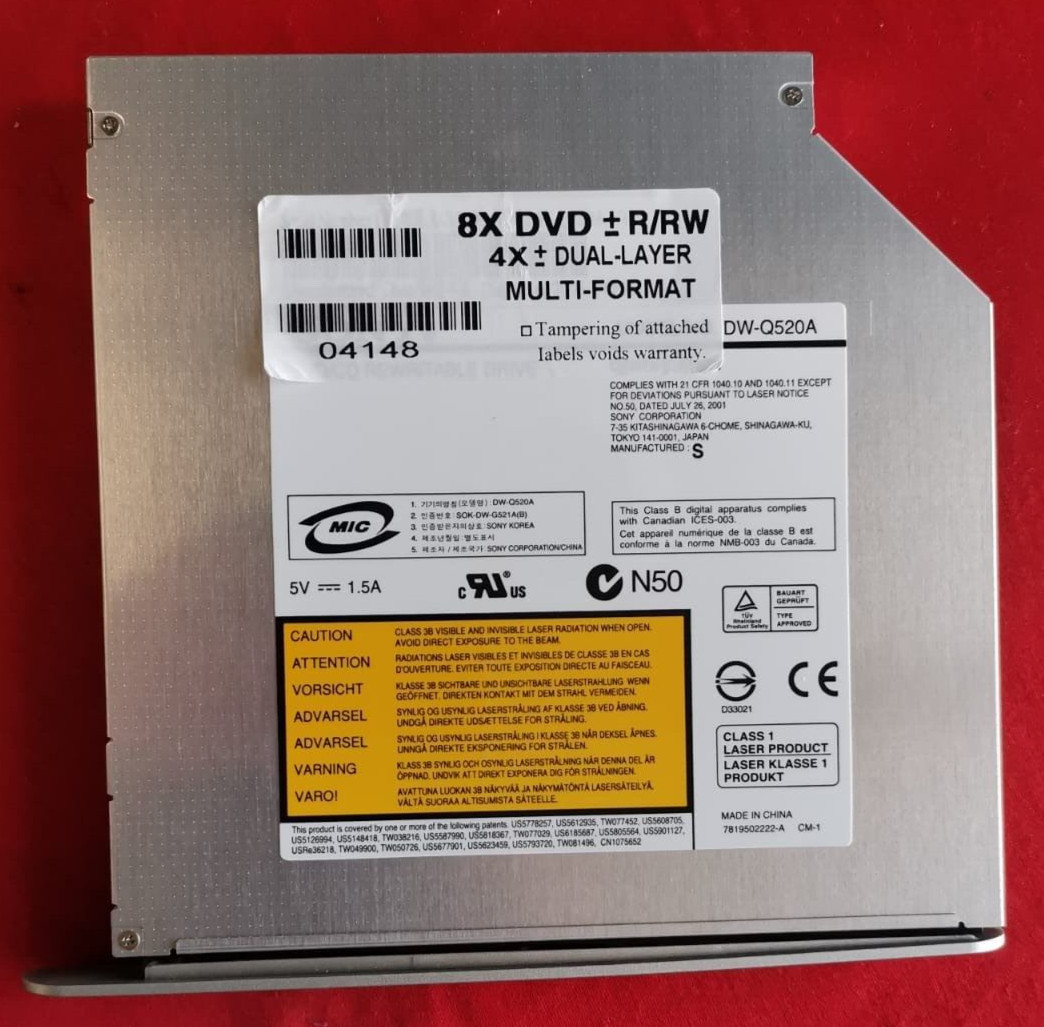 SONY Model: DW-Q520A - DVD / CD Revritable Drive 