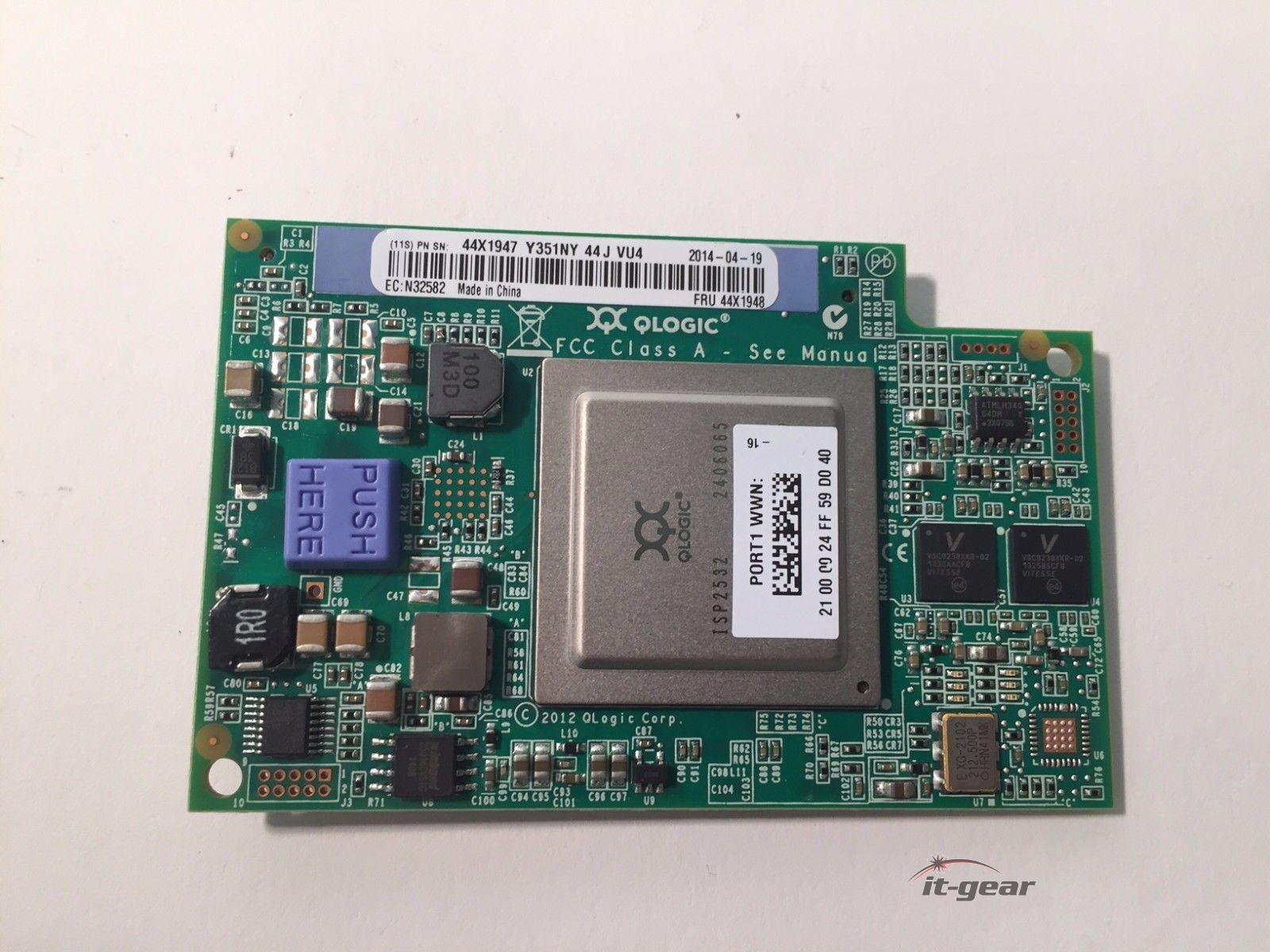 IBM 44X1945 44X1948 QLOGIC 8 GB FIBRE CHANNEL EXP CARD BLADE 44X1947