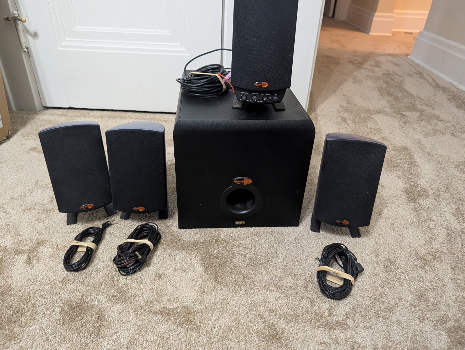 KLIPSCH PROMEDIA 4.1 SPEAKER SYSTEM Works Good
