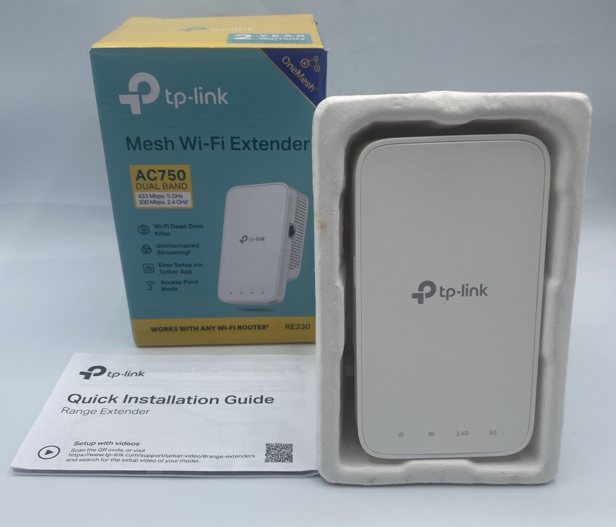 TP-LINK AC750 WiFi Range Extender RE230