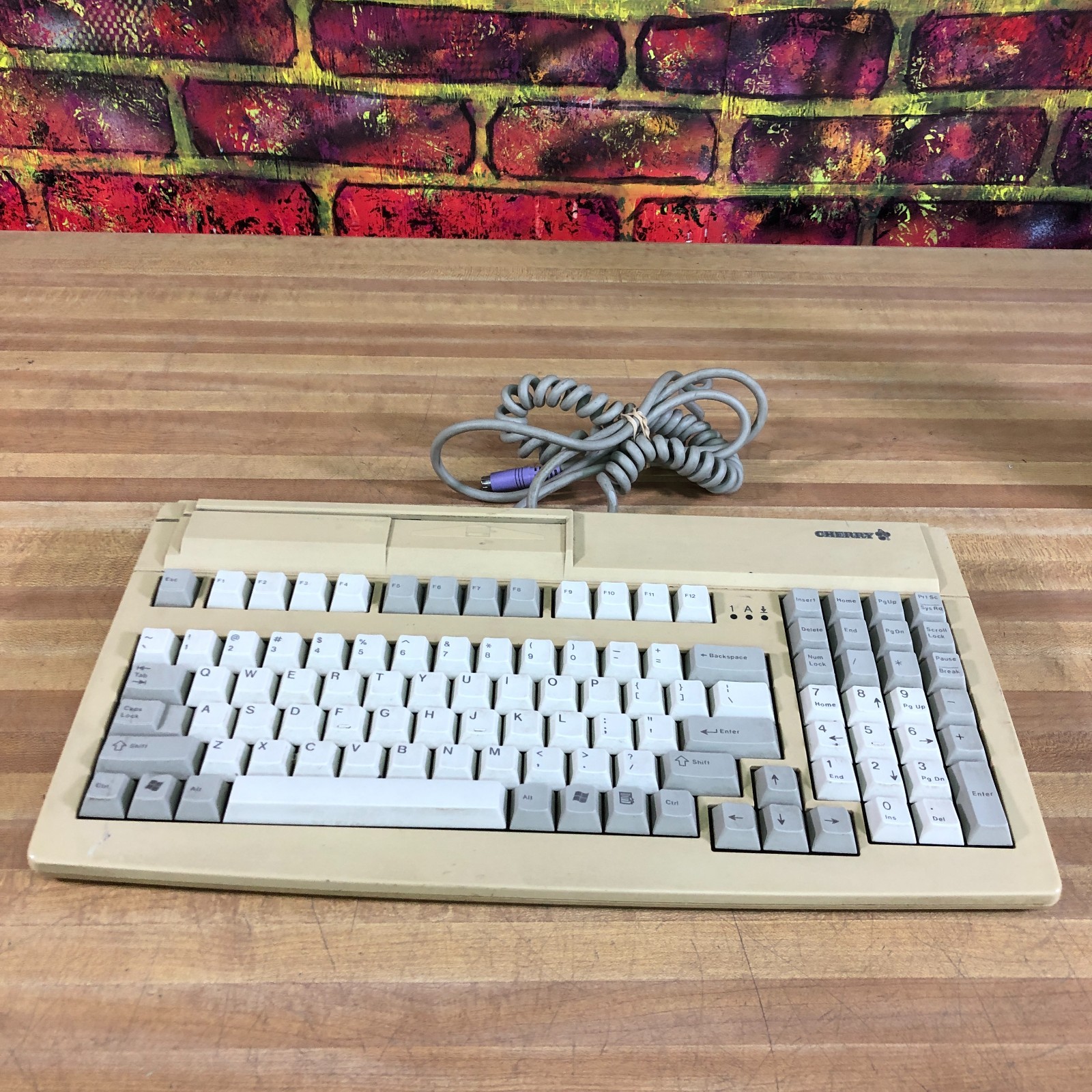 Cherry G81-7000LPCUS/11 P2/2 Keyboard w/Card Reader Cherry MY Switches (WORKS)