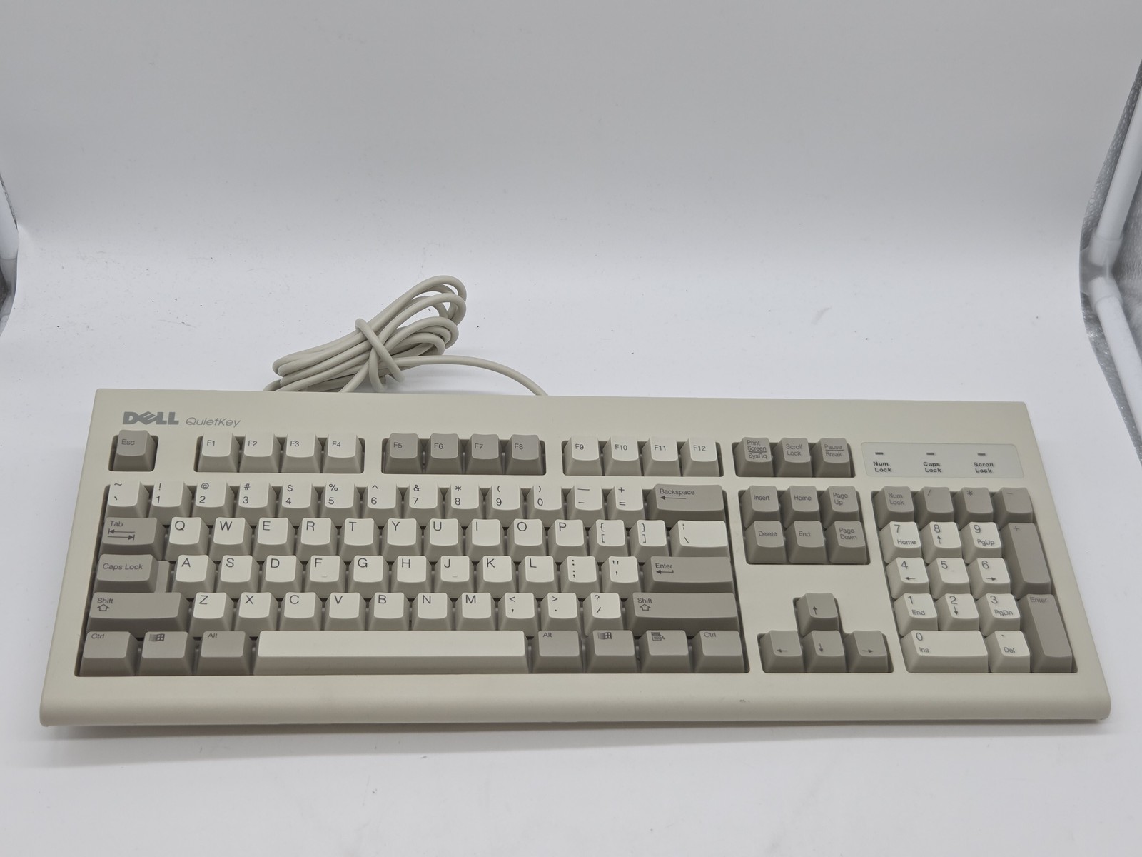 Dell QuietKey PS/2 Wired RT7D5JTW MECHANICAL Keyboard 0003340D - FREE S/H