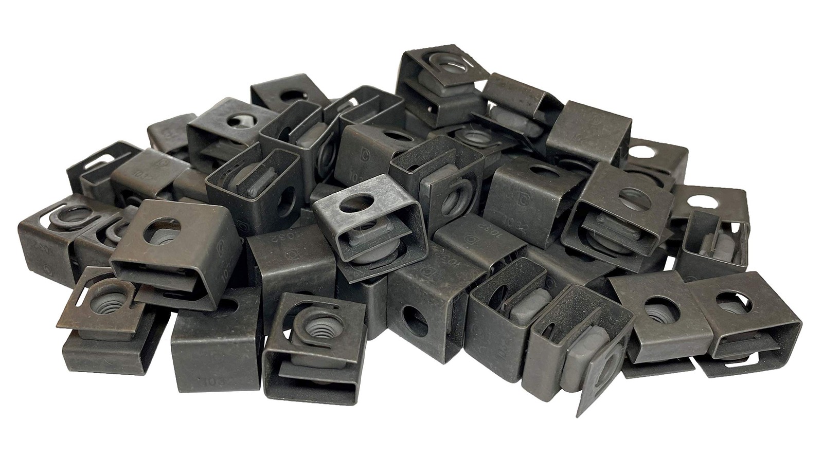 50 PCS Black 1032 Slideon Cage Nuts Hardware Rack Screw USA Made