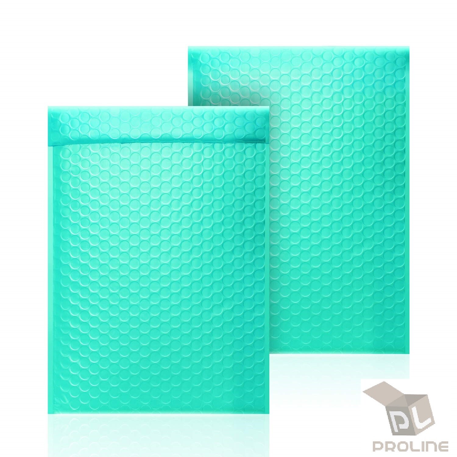 500 #0 Teal Poly Bubble Padded Envelopes Self-Sealing Mailers 6X10 (Inner 6x9)
