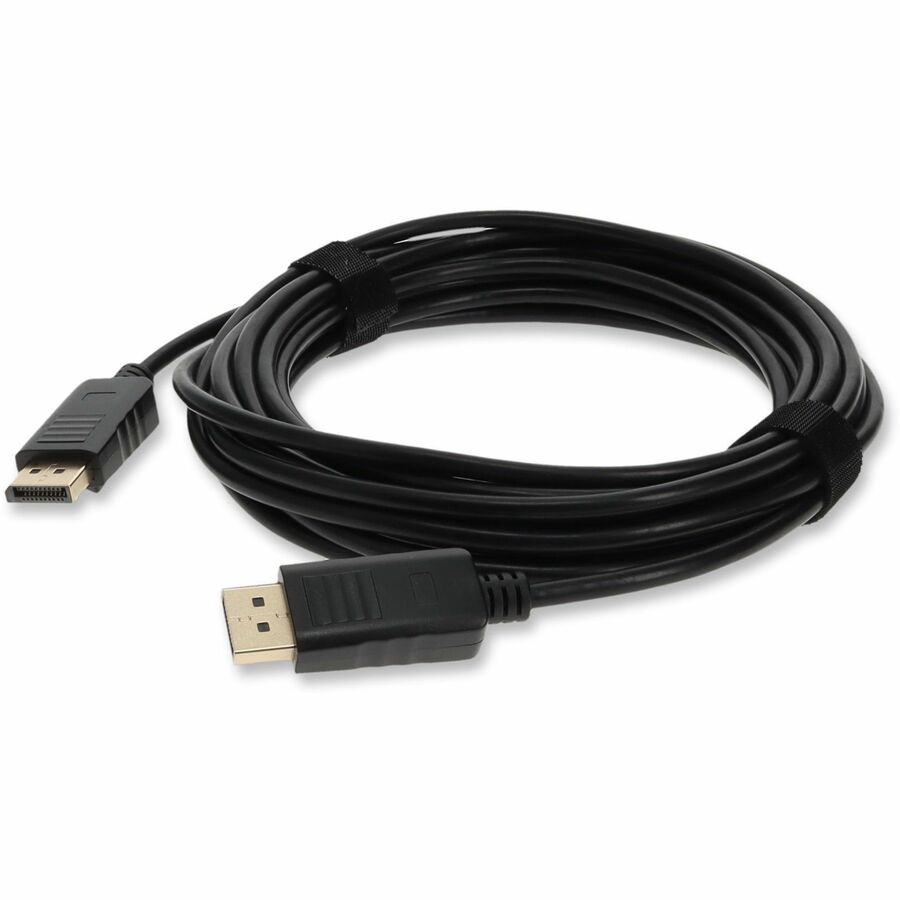 5PK 20ft DisplayPort 1.2 Male to DisplayPort 1.2 Male Black Cables For