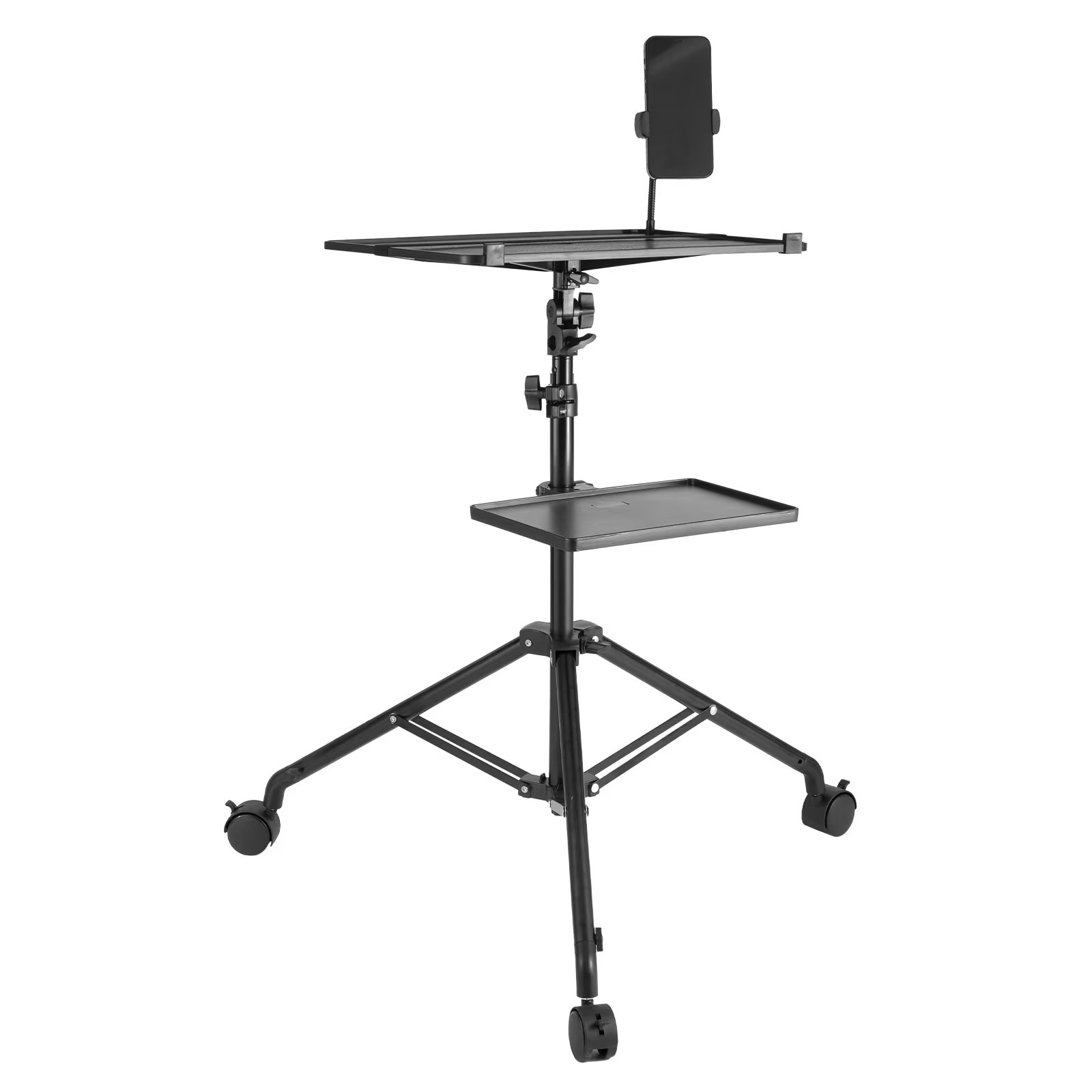 Mobile Projector Stand, Tripod Laptop Stand with Adjustable Elevation from 31.3 