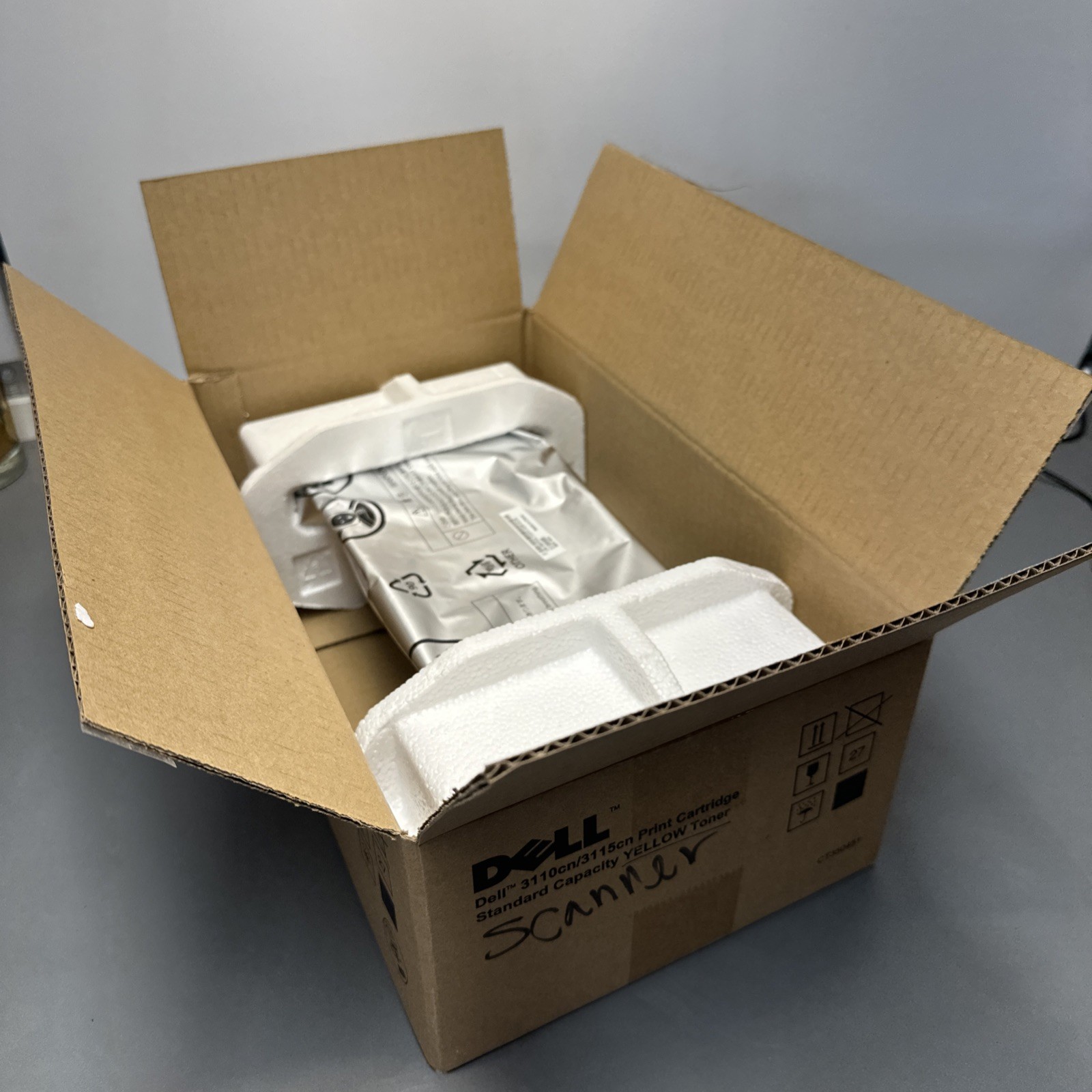 Genuine Dell NF555 3110CN Yellow Toner Cartridge New Sealed Bag