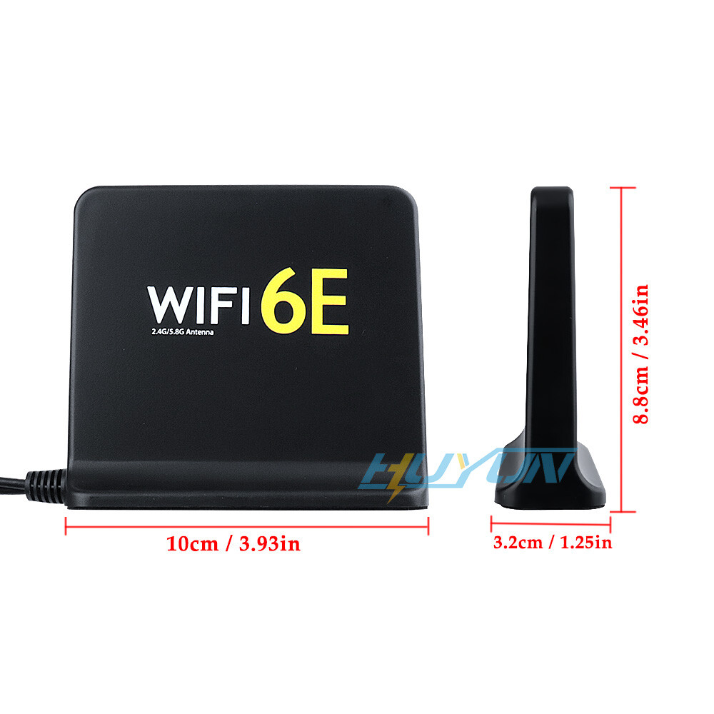 External tri-band SMA Intel AX210 wireless network card extension antenna WIFI6E