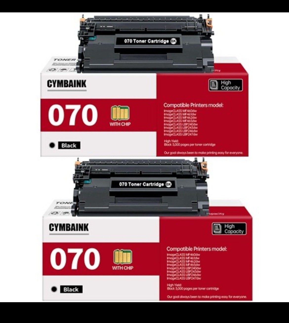 070 Toner Cartridge 070 Black Toner Cartridge Compatible Replacement For canon