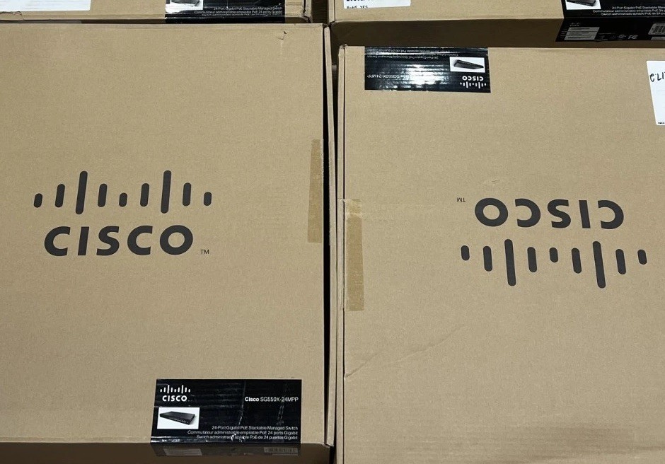 Cisco SG550X-24MPP-K9 NEW SEALED 24-Port Gigabit PoE+ Stackable Managed Switch