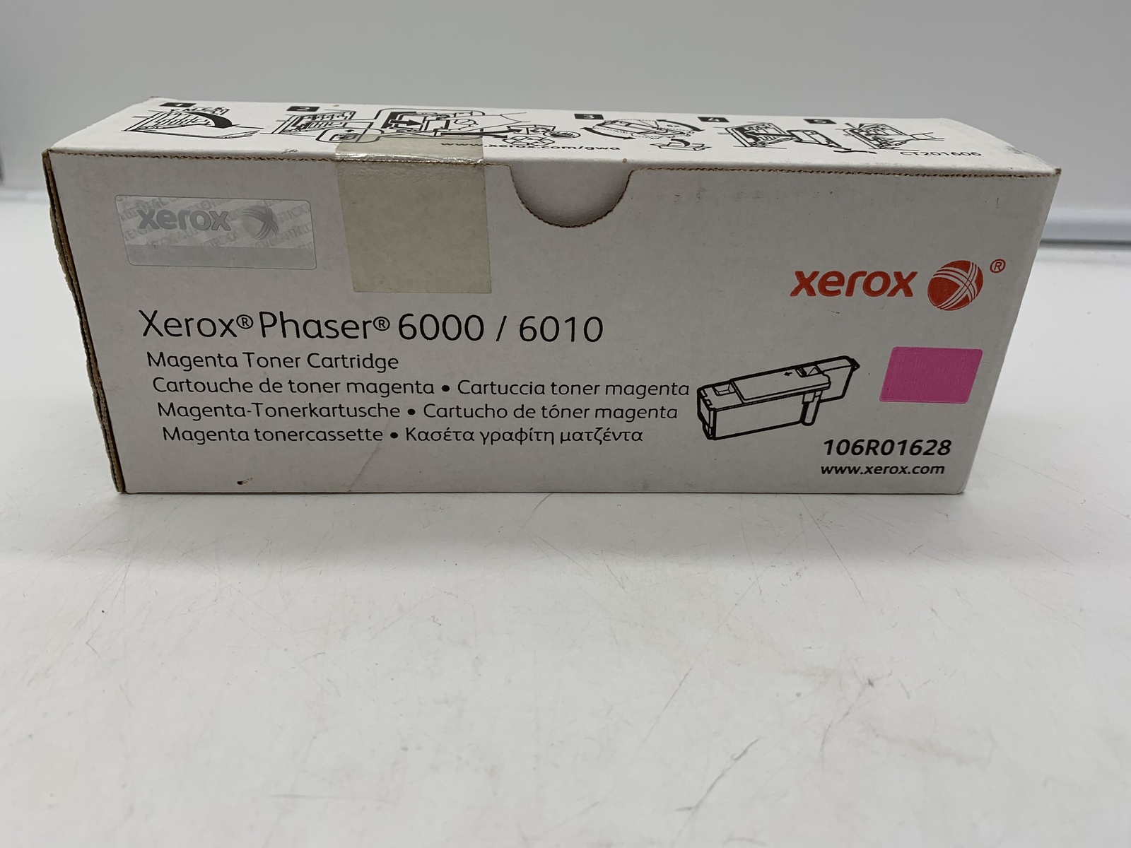NEW Genuine Xerox Phaser 6000/6010 Toner Cartridge Magenta 106R01628