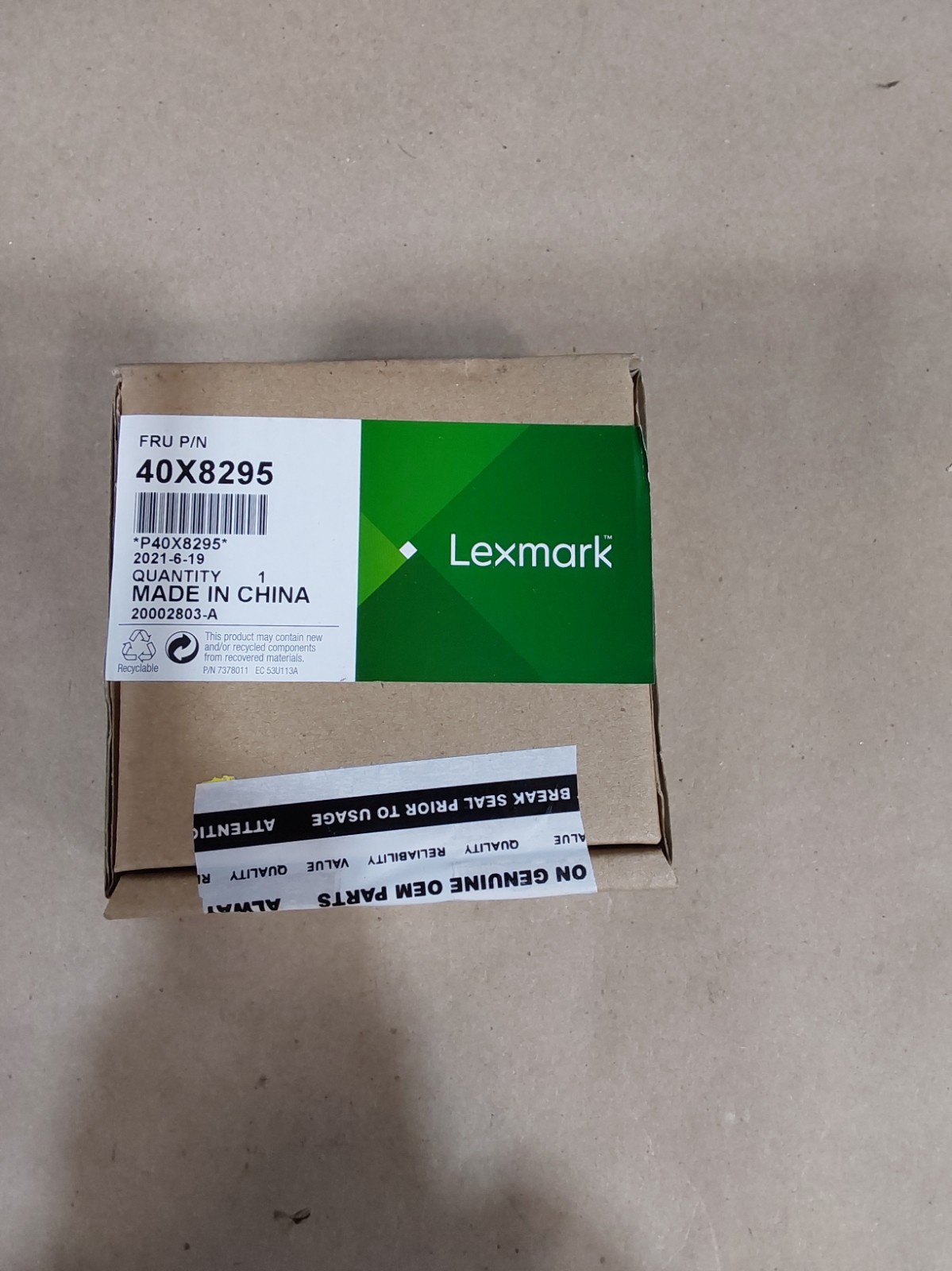  Lexmark  40X8295 Pickup Roller and Separation Pad