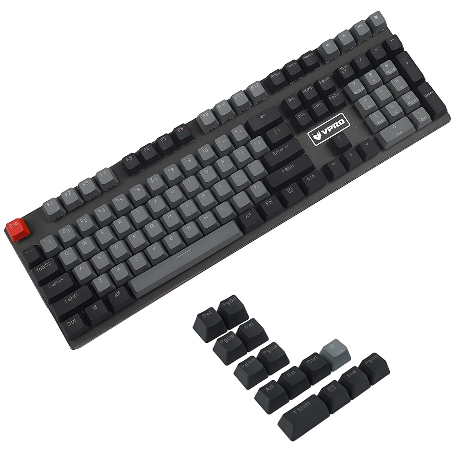 Sunset Backlit Keycaps for MX Switches - Dolch 122 Key