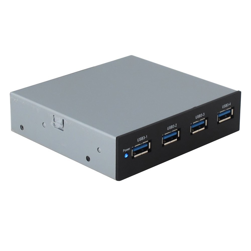 SEDNA - Internal 4 Port USB 3.0 Hub (Floppy Bay), 3.5"