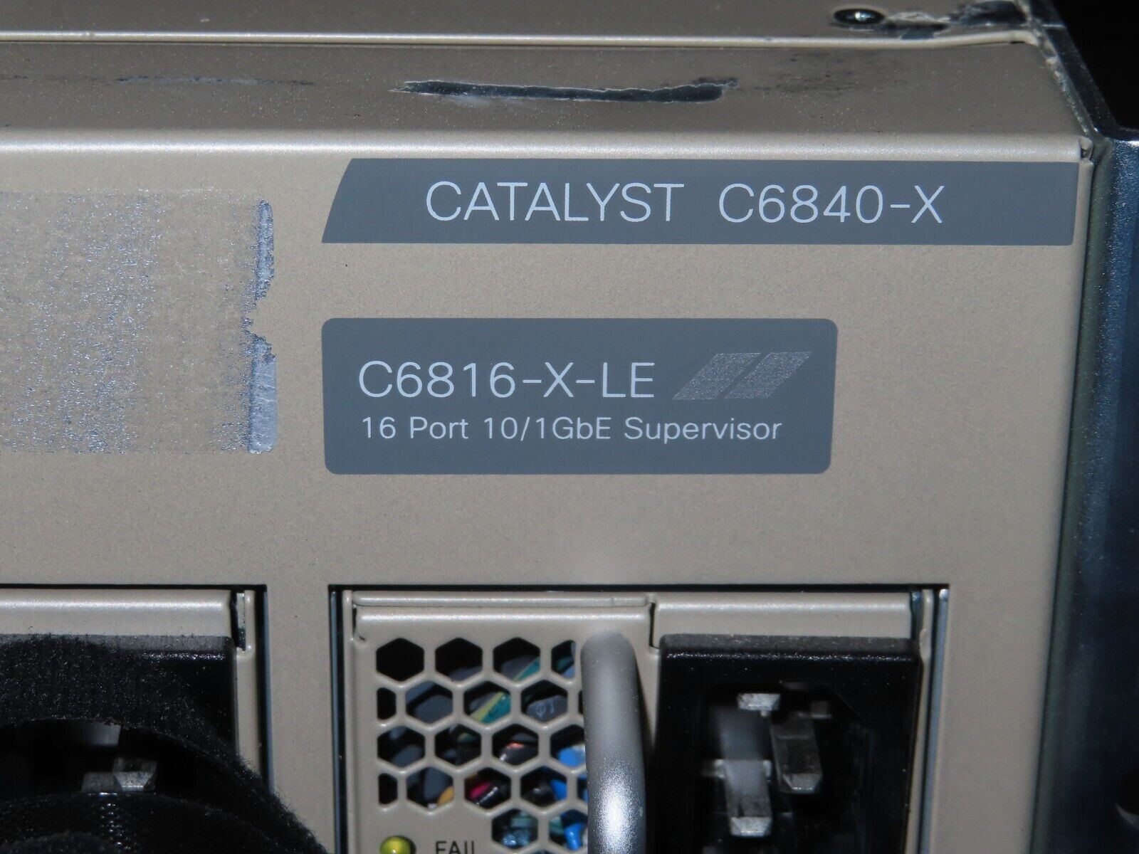 Cisco C6816-X-LE 6880-X Chassis 16 port 10/1 GbE supervisor