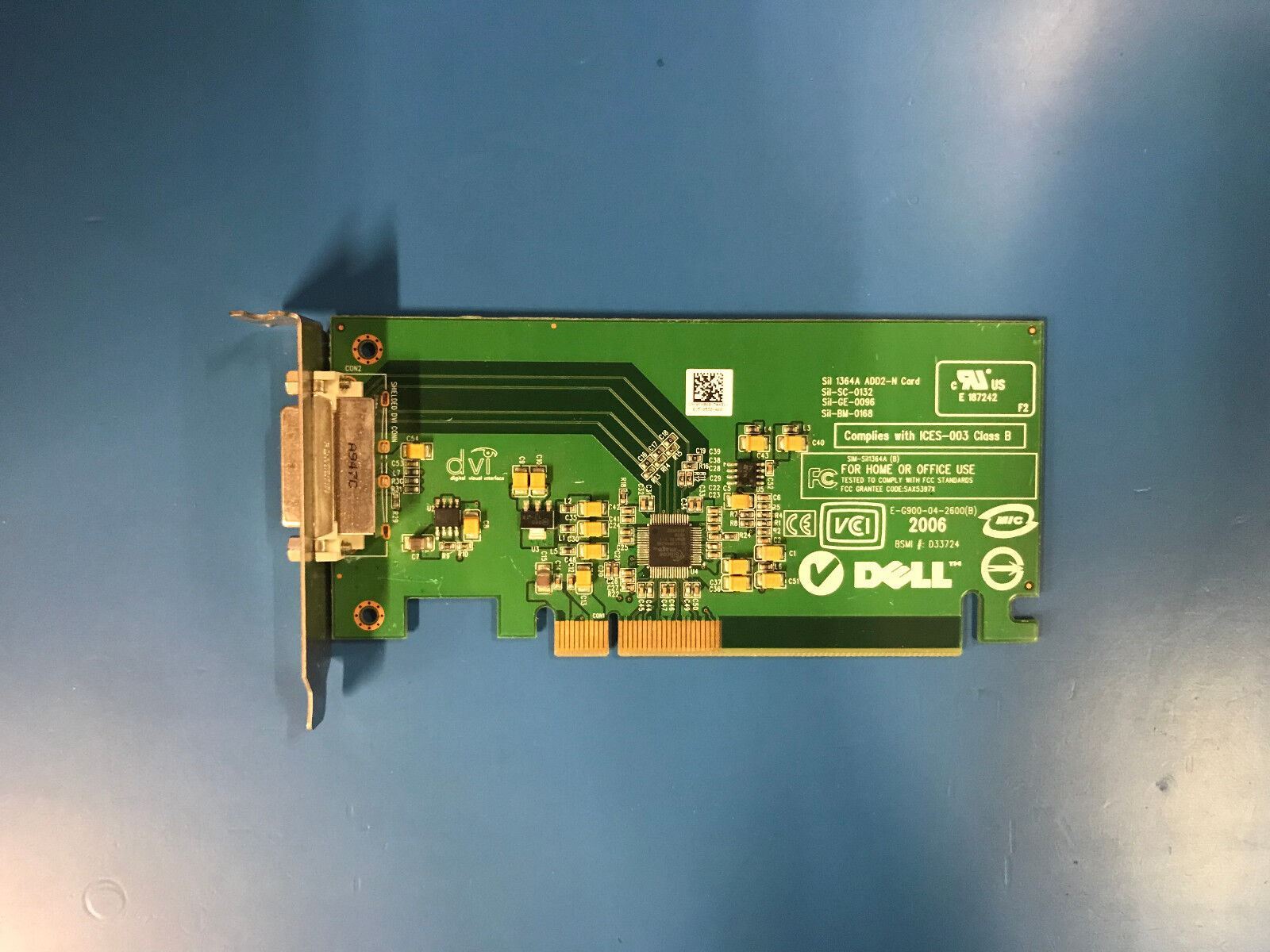Genuine Dell ADD2-N PCI-Express DVI-D Low Profile Graphics Card Sil 1364A 0FH868