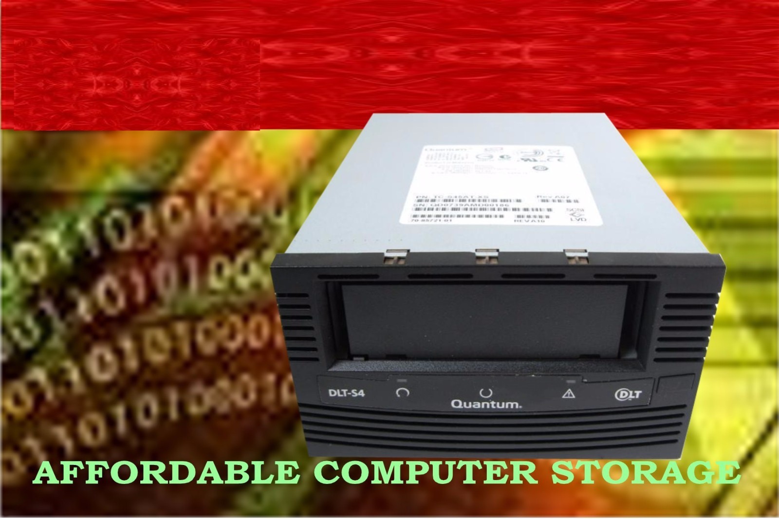 Quantum Tape Drive INTERNAL DLT-S4 LVD 1.6Tb DLTS4 TC-S45AT-XS TC-S45AT-EY -BR