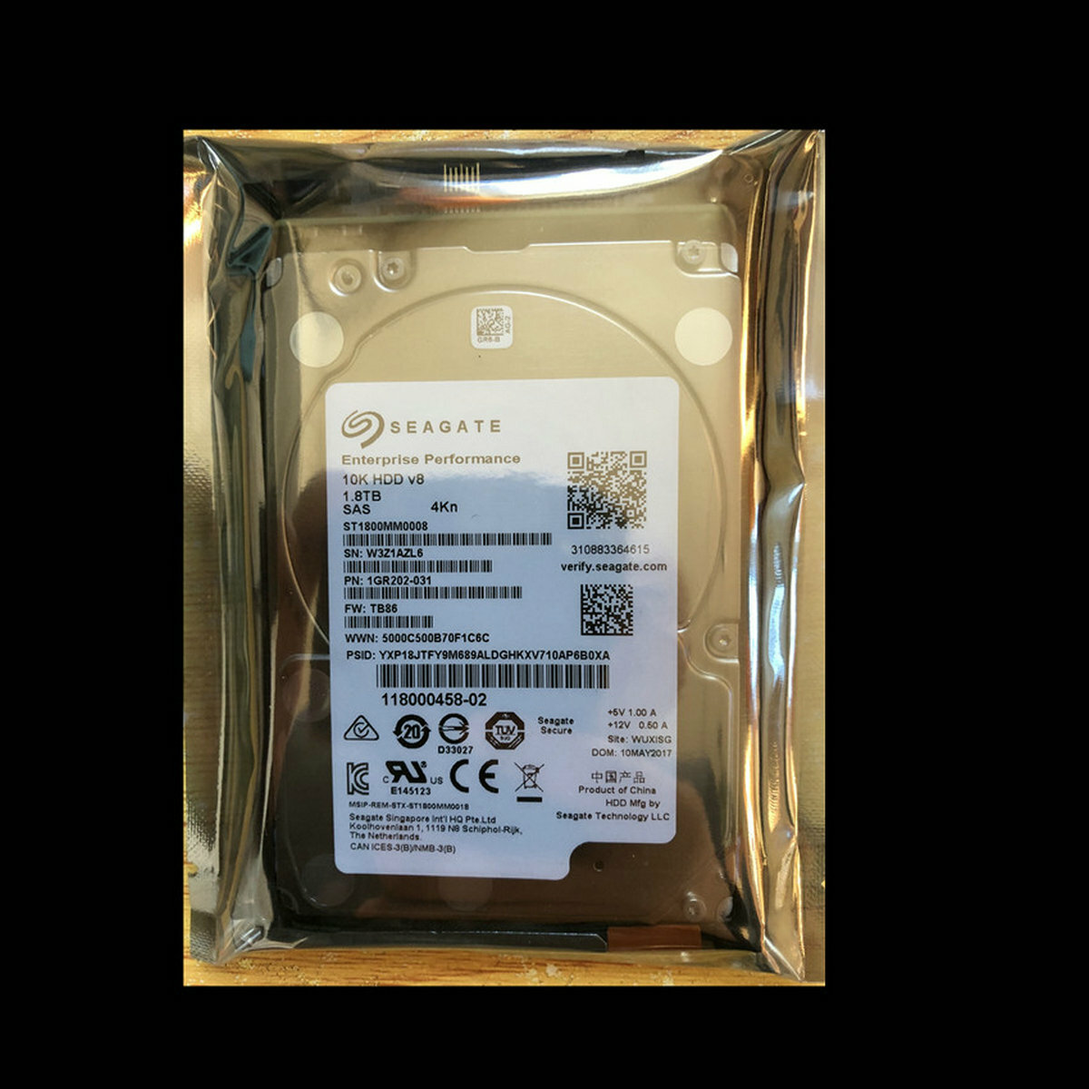 for EMC UNITY 005051636 1.8TB 10K 12GBps 2.5" SAS HDD 005051633 D3-2S10-1800
